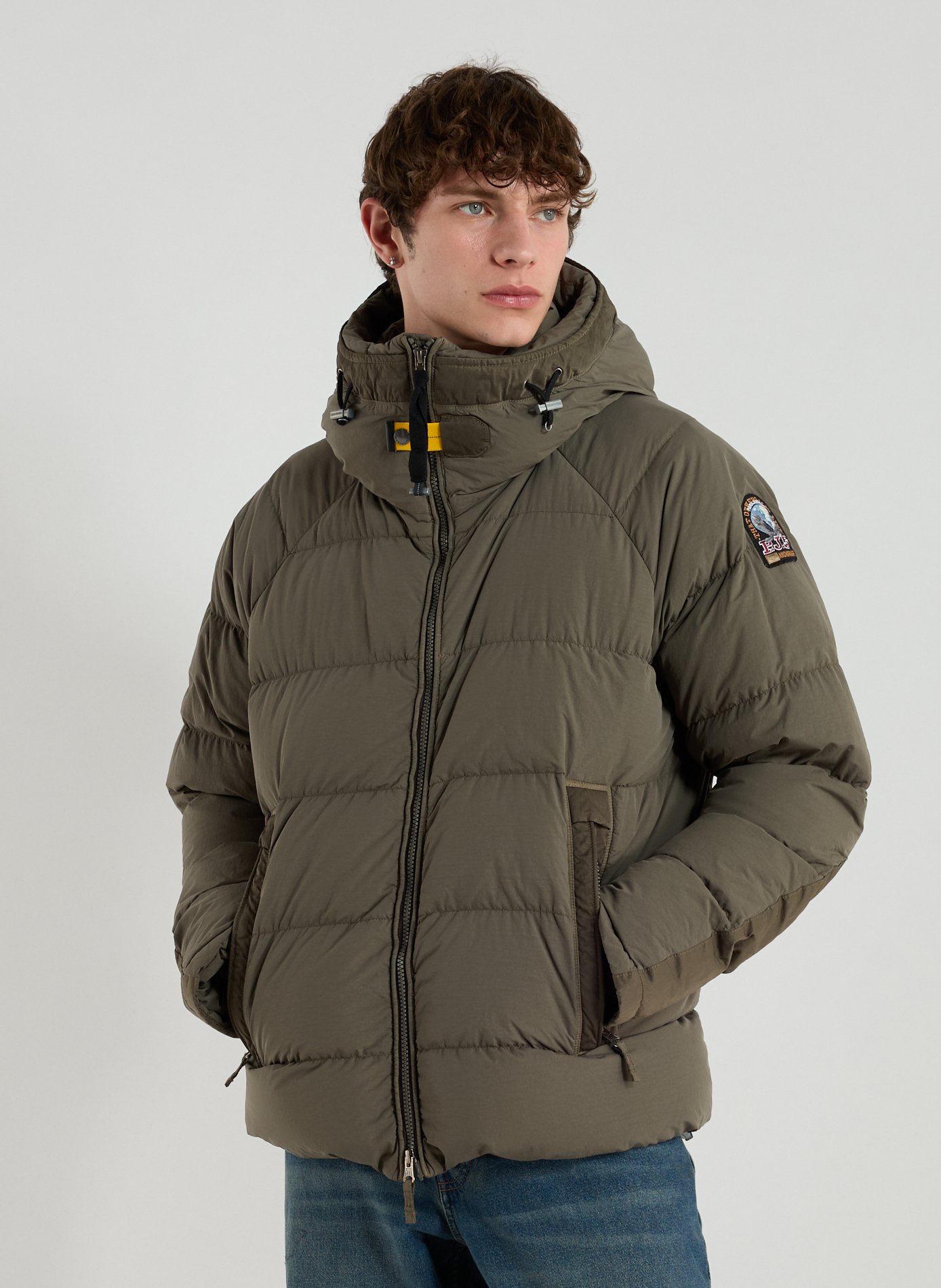 PARAJUMPERS Doudoune matelassée à capuche Gris