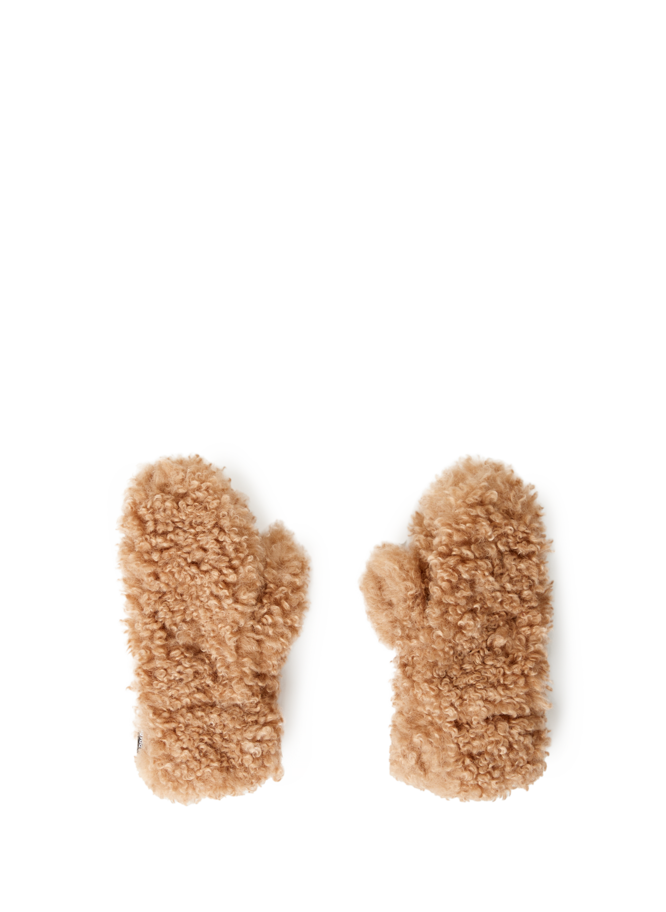 APPARIS Gants coco bouclette Marron