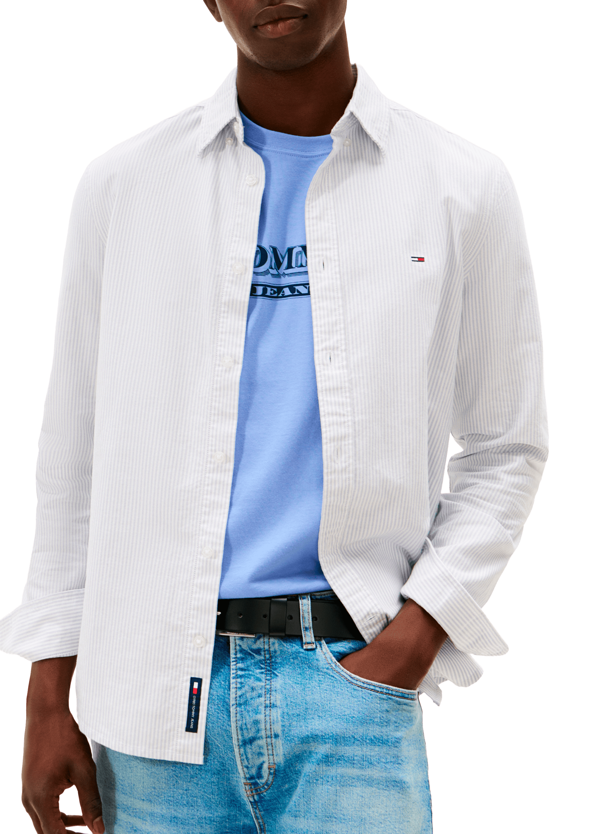 TOMMY HILFIGER Chemise en coton Multicolore