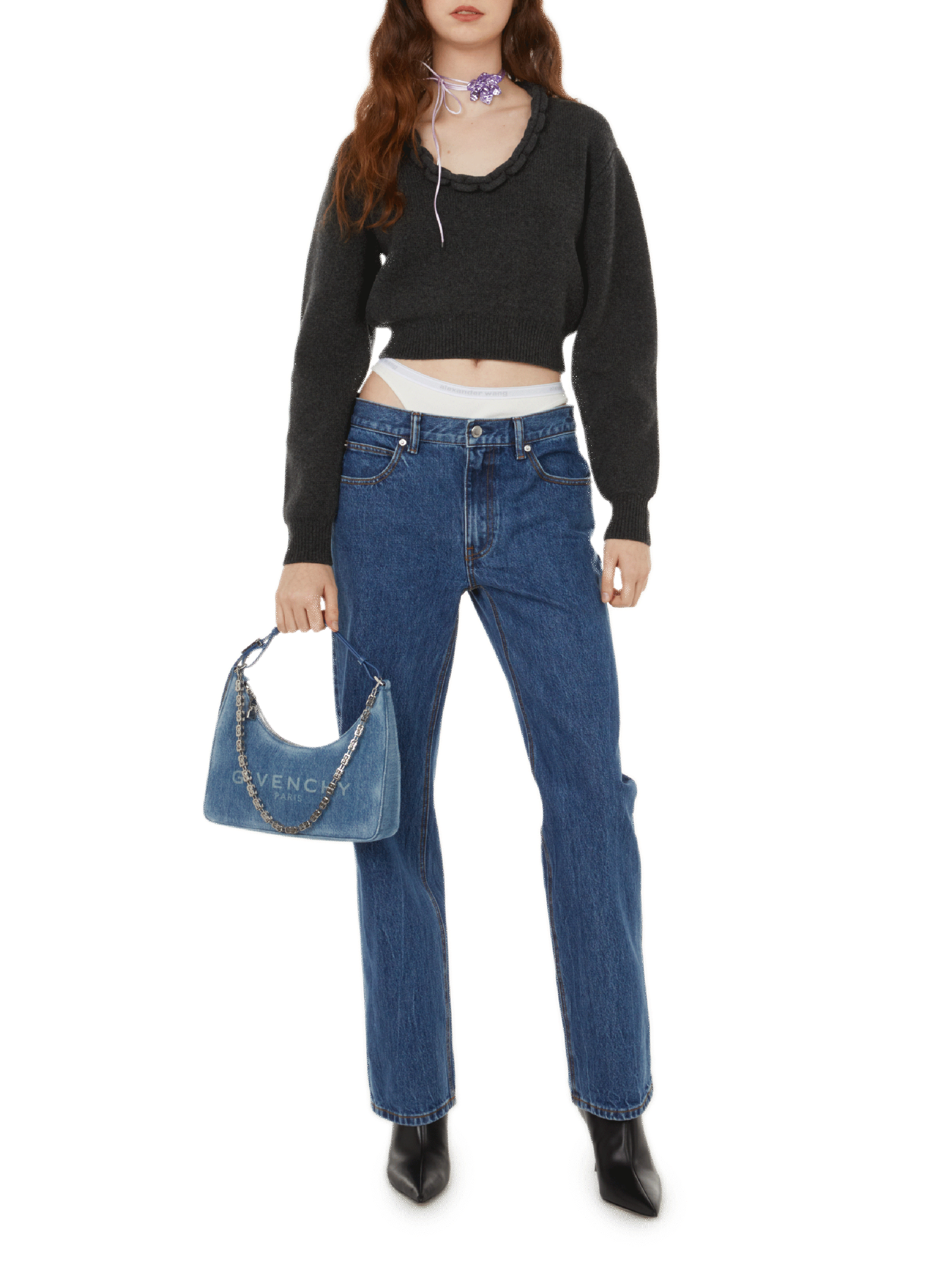 ALEXANDER WANG Pull en laine  Gris