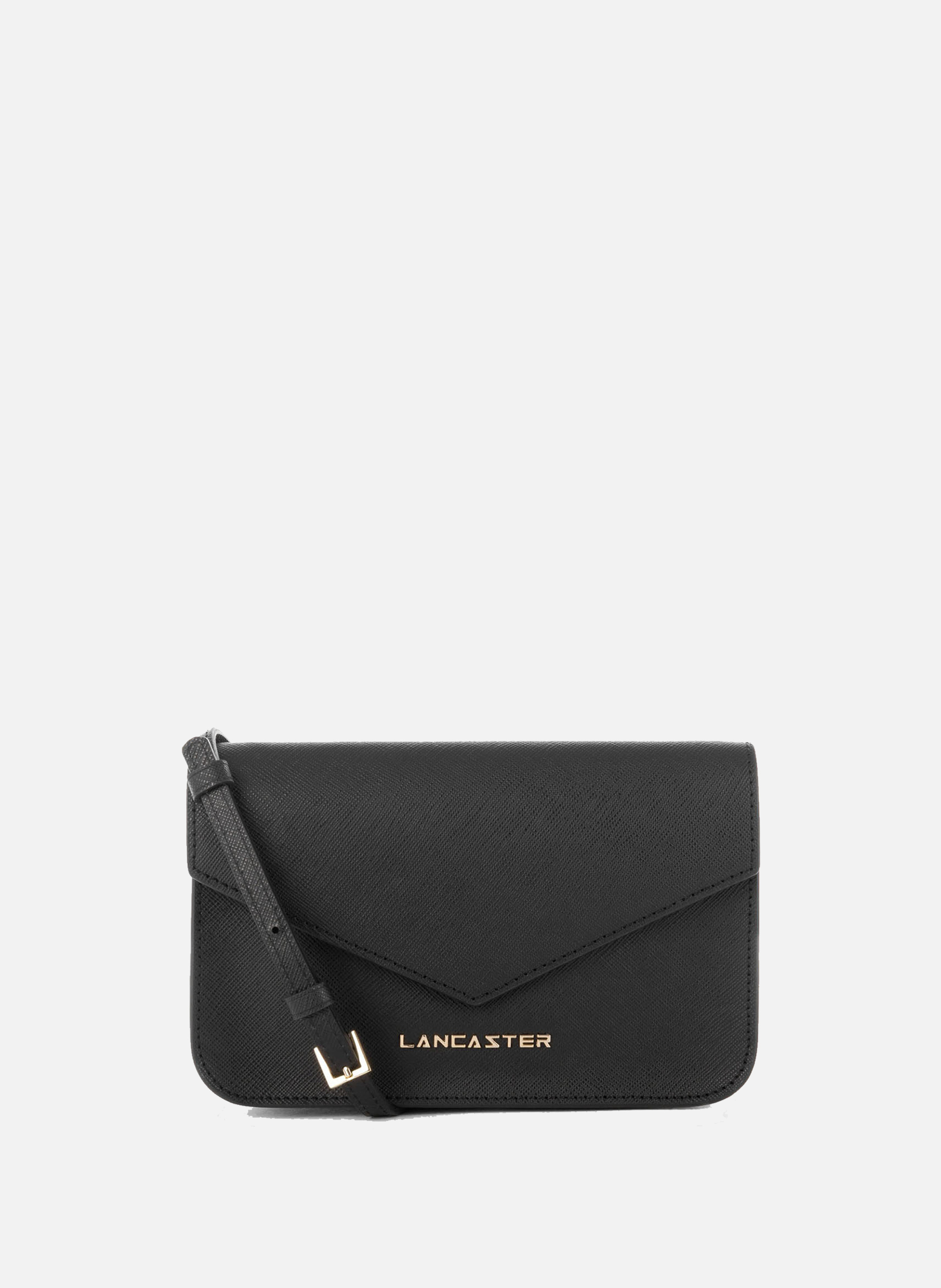 LANCASTER Petit sac trotteur - saffiano signature Noir