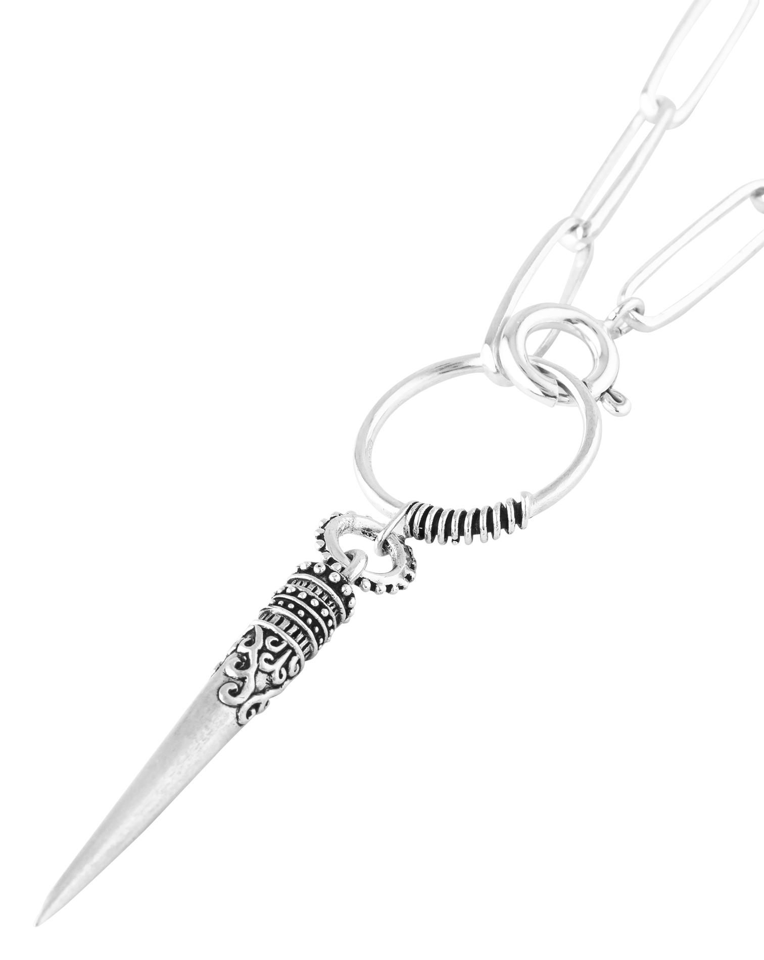 Collier en argent massif naomie BA&SH Argent