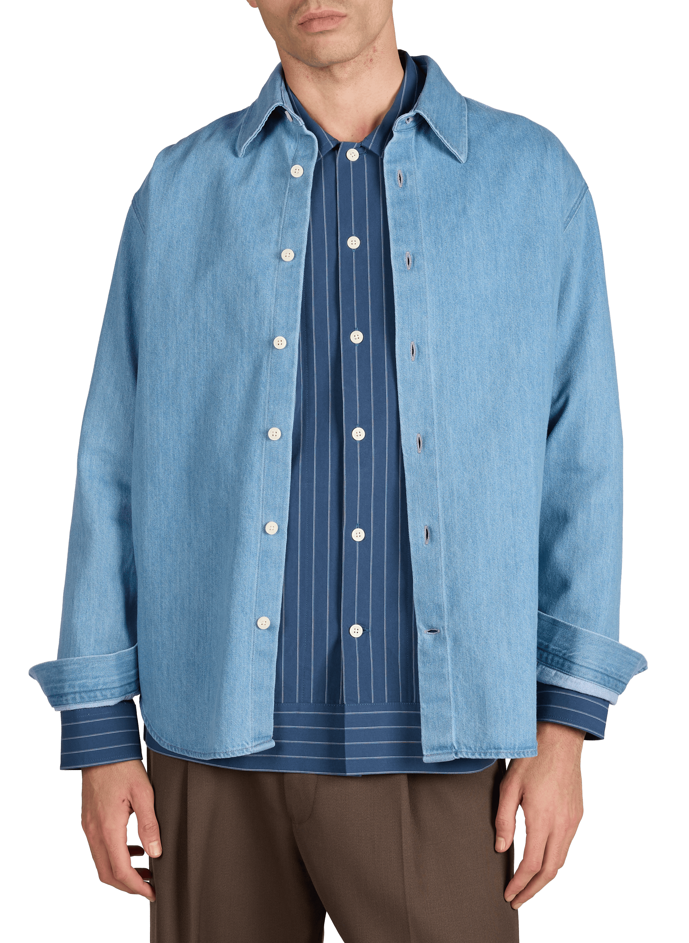 Denim shirt Casper NN.07 Blue