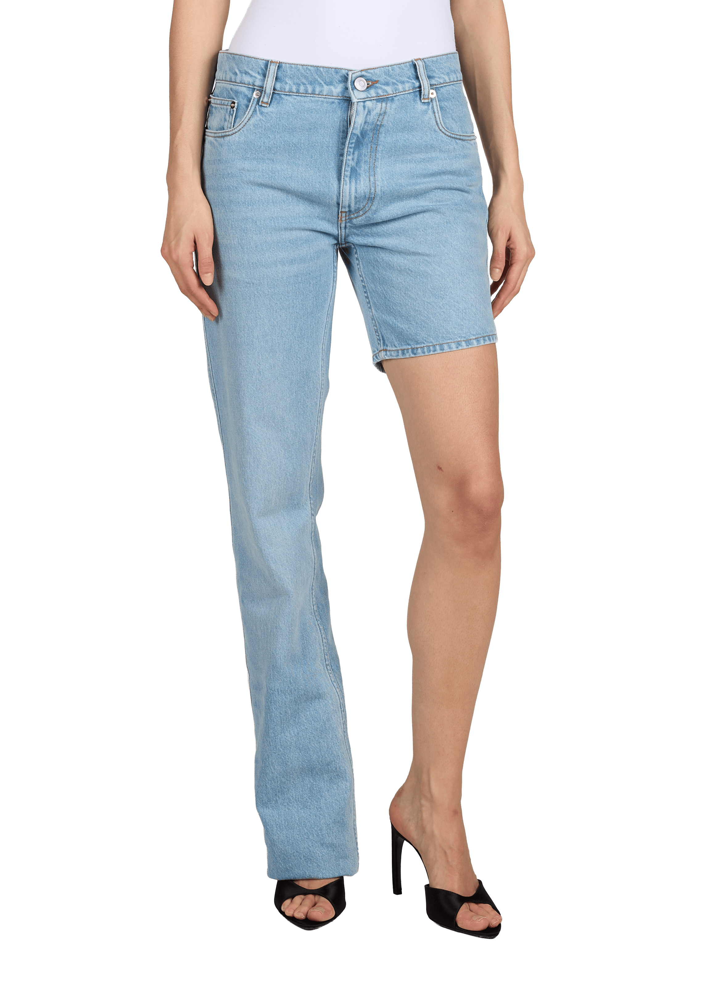 Cotton short and long leg jeans COPERNI Blue