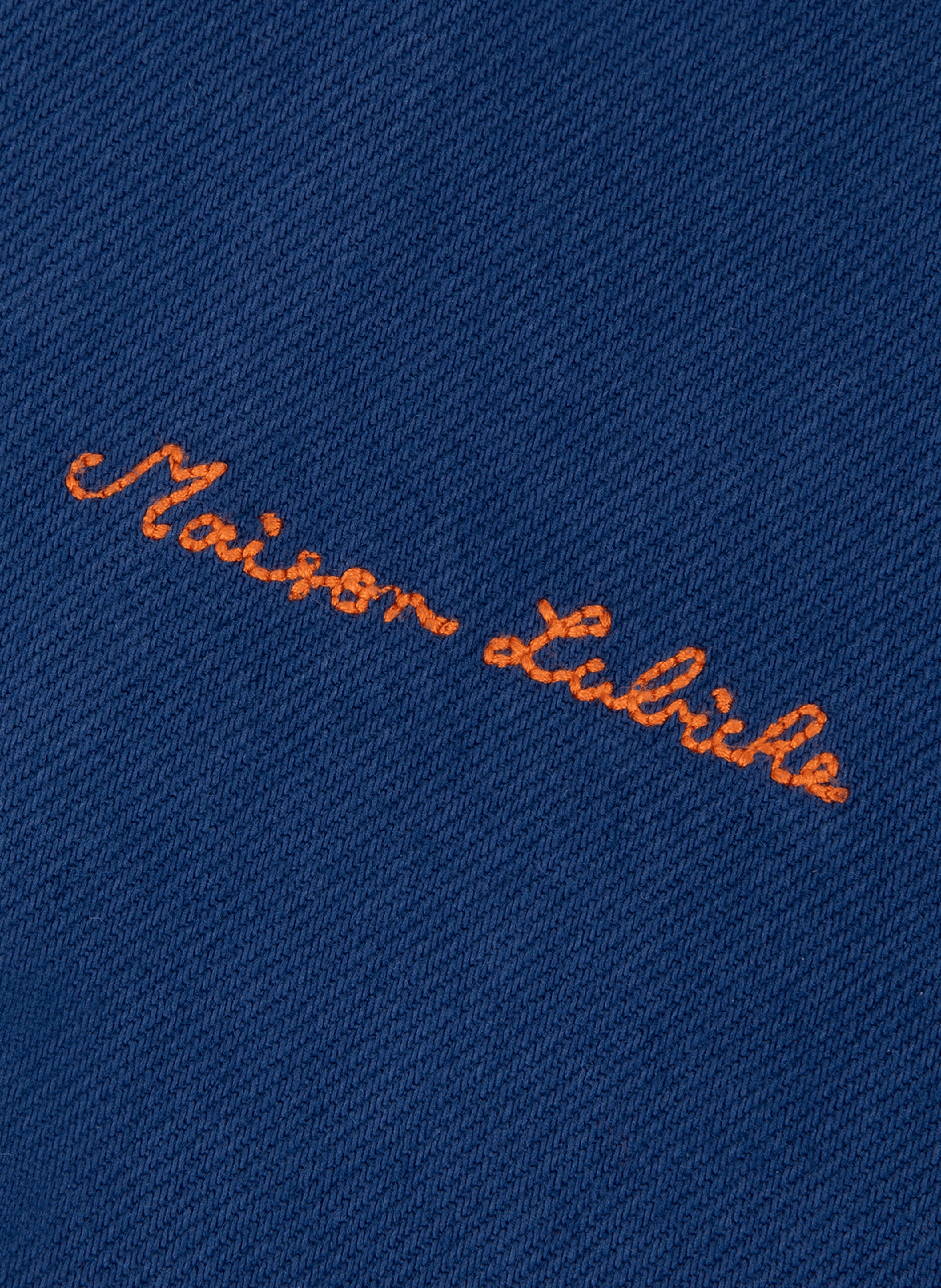 Veste droite Amelot Lobster en coton MAISON LABICHE Bleu