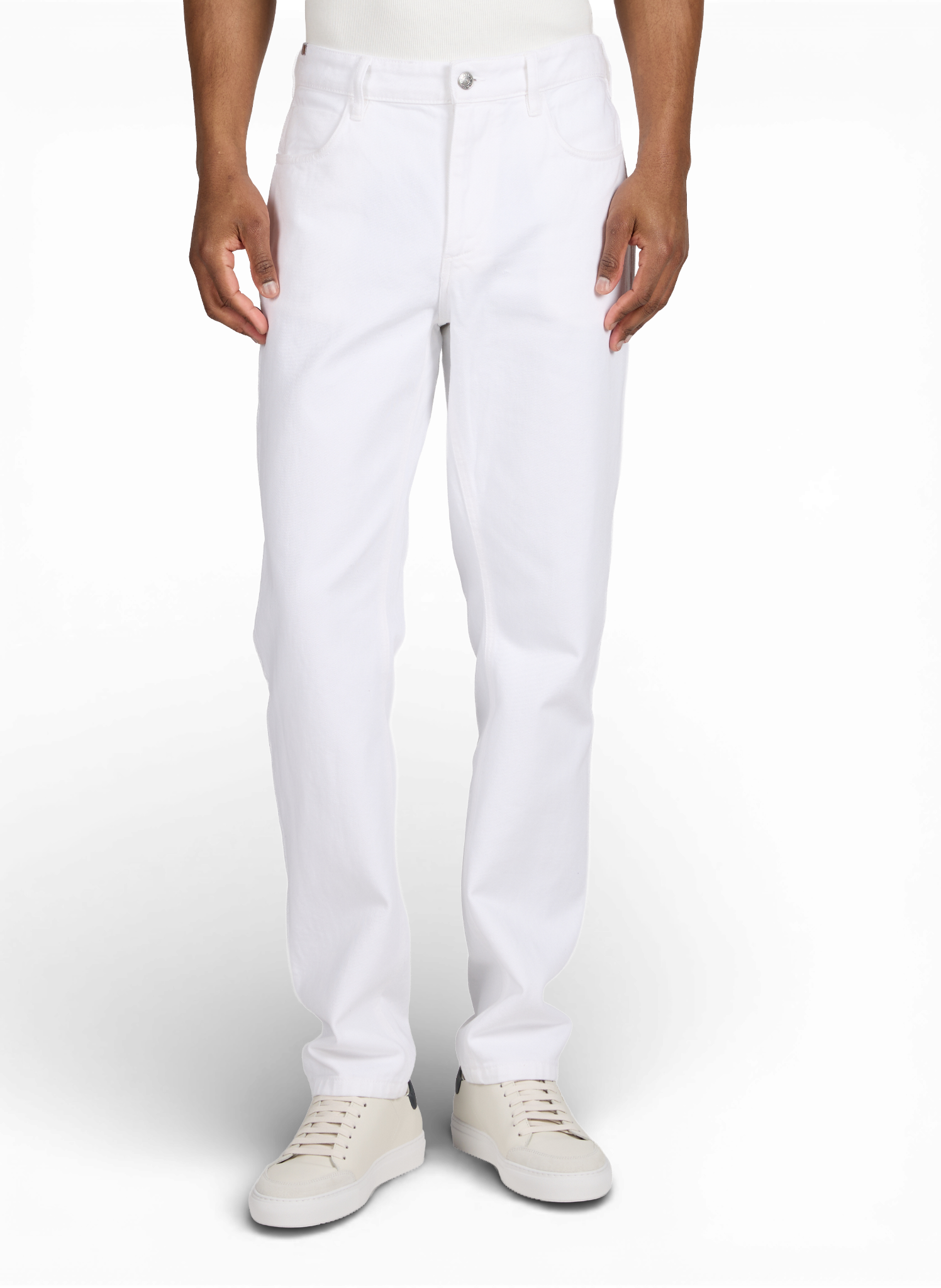Cotton Trousers NOTIFY White