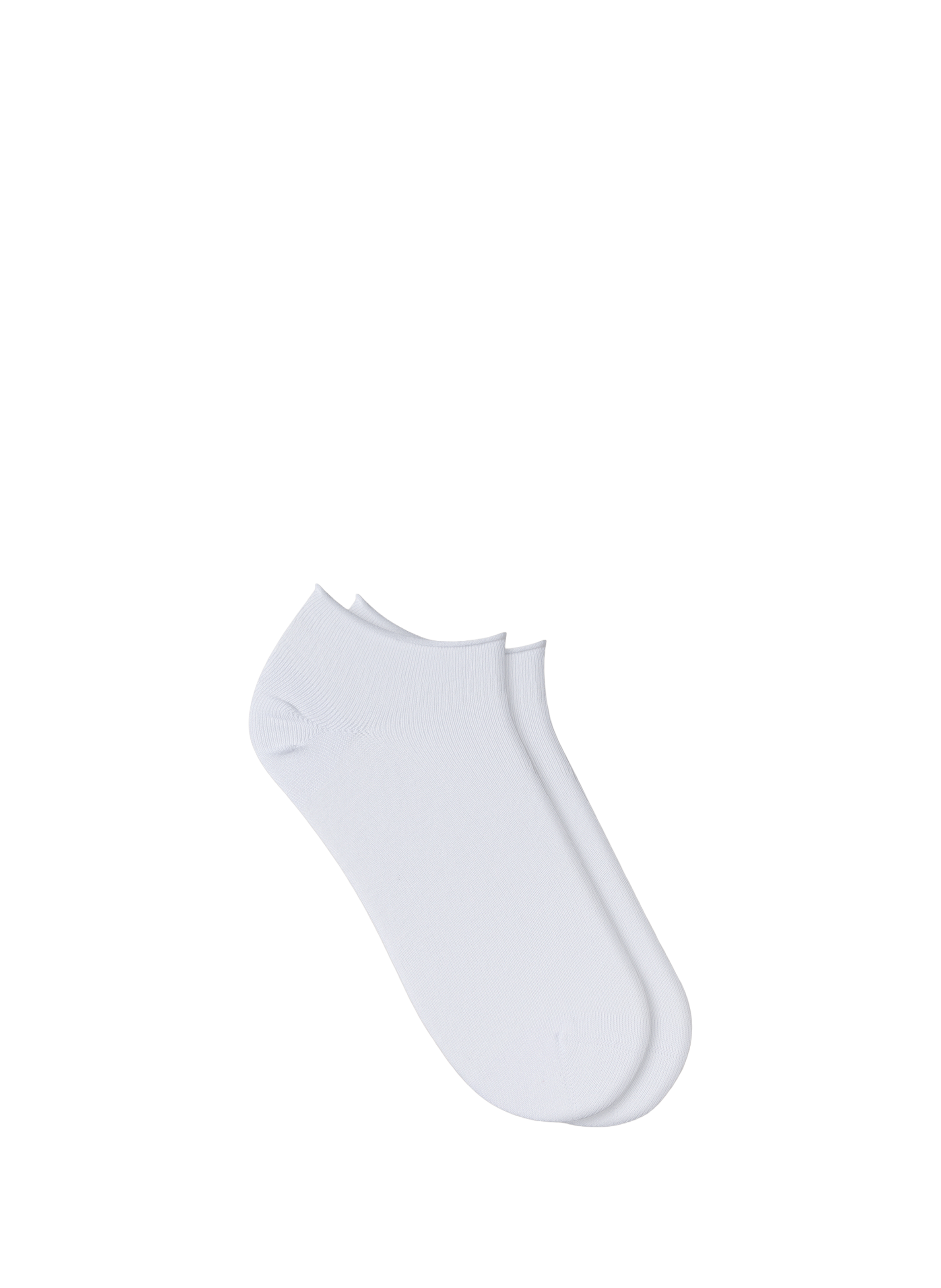 Chaussettes basses Fleur de peau en coton mélangé BLEUFORÊT Blanc