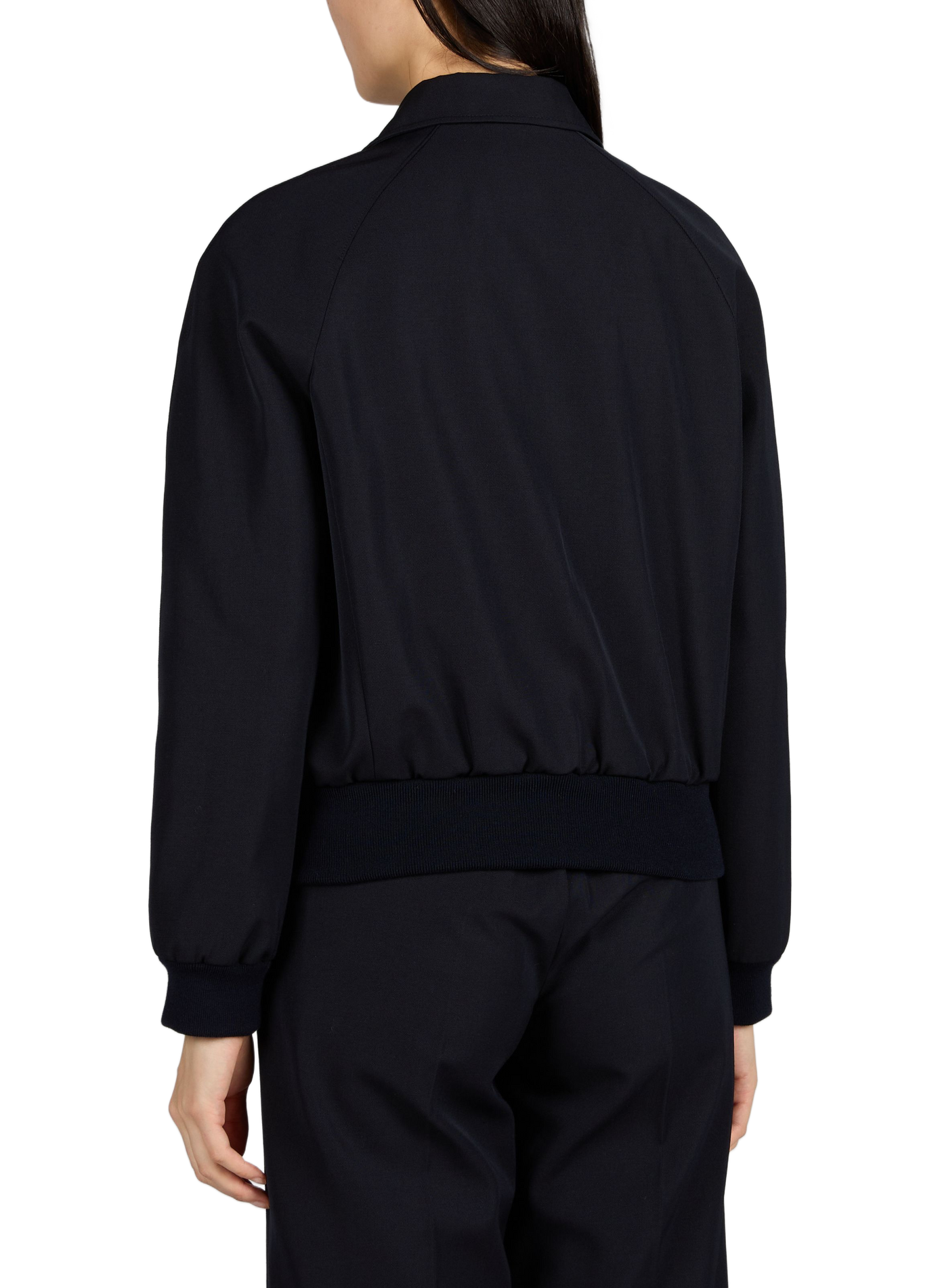 Jacket with classic collar in blended cotton and wool A.P.C. Multicolour