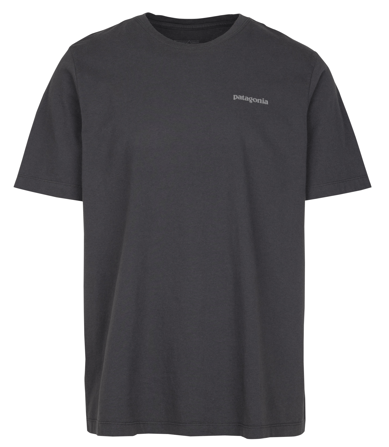 Tee-shirt oversize col rond en coton bio sérigraphié PATAGONIA Gris