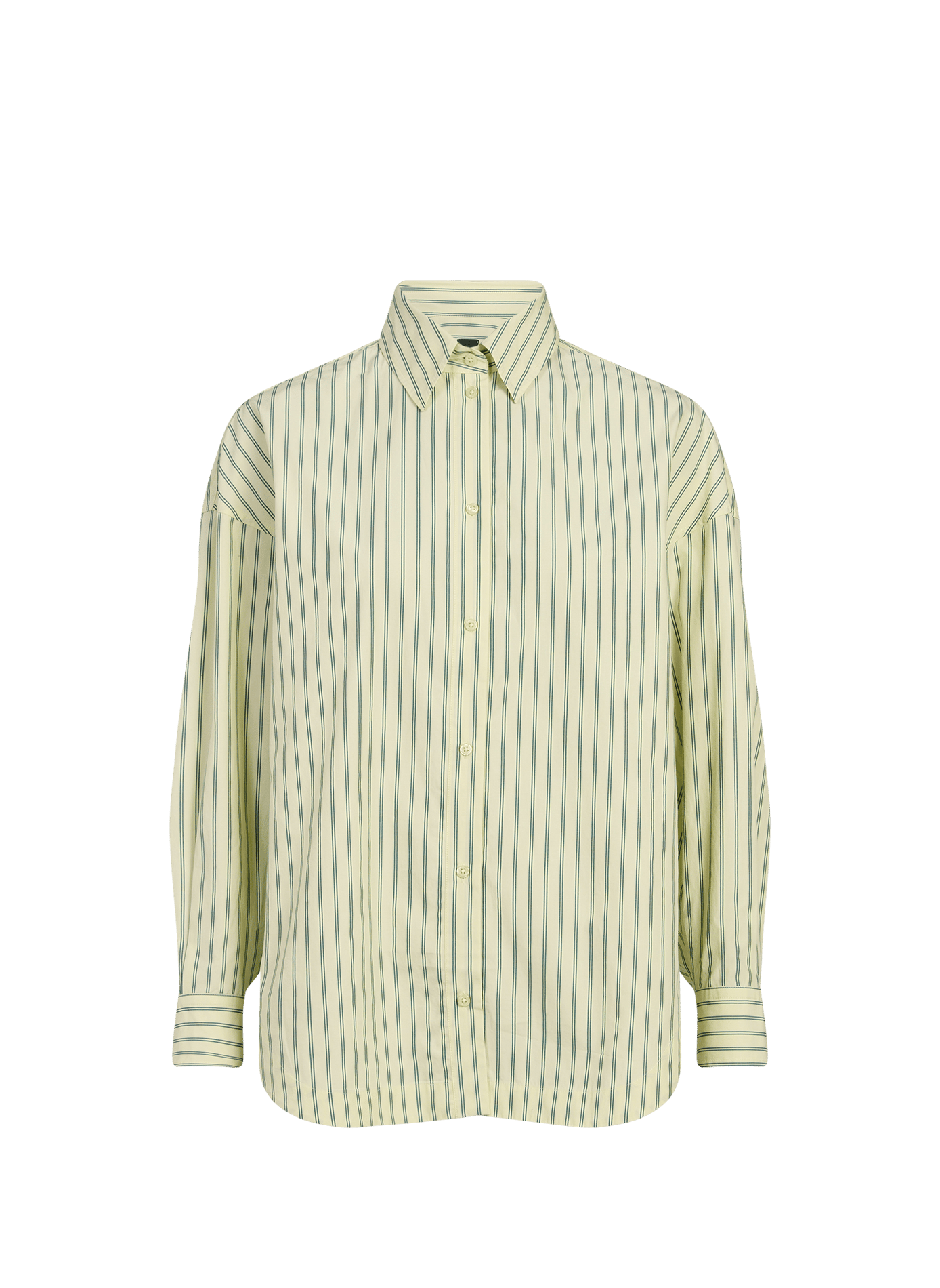 Gestreiftes Baumwollhemd BOSS Grun