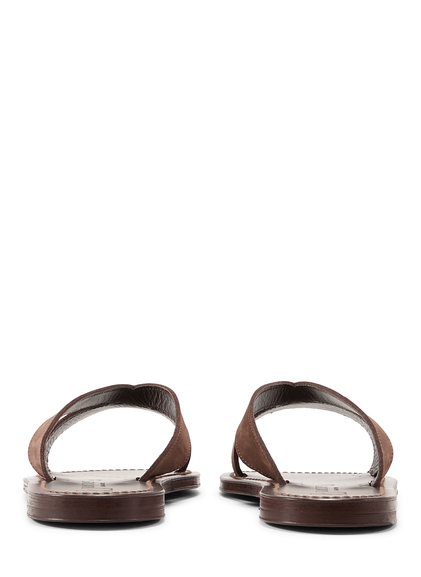 Mules plates Kalomira en cuir K. JACQUES Marron