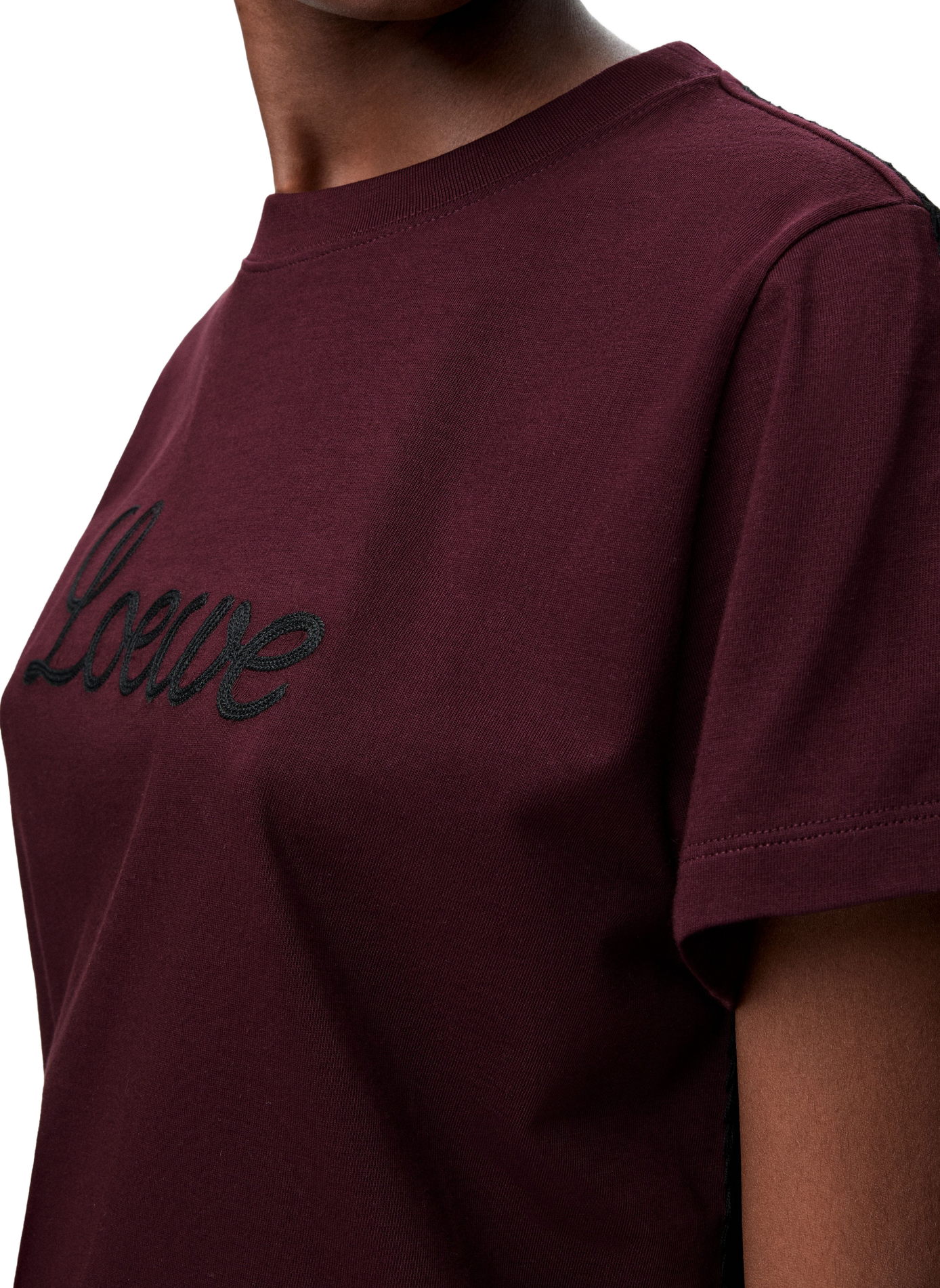 Casual cotton t-shirt LOEWE Red