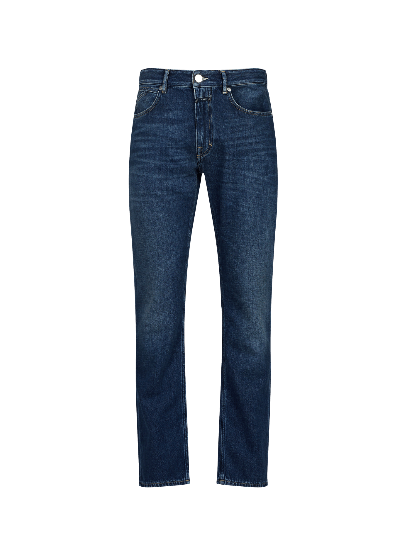 Straight-fit cotton jeans  CLOSED Blue