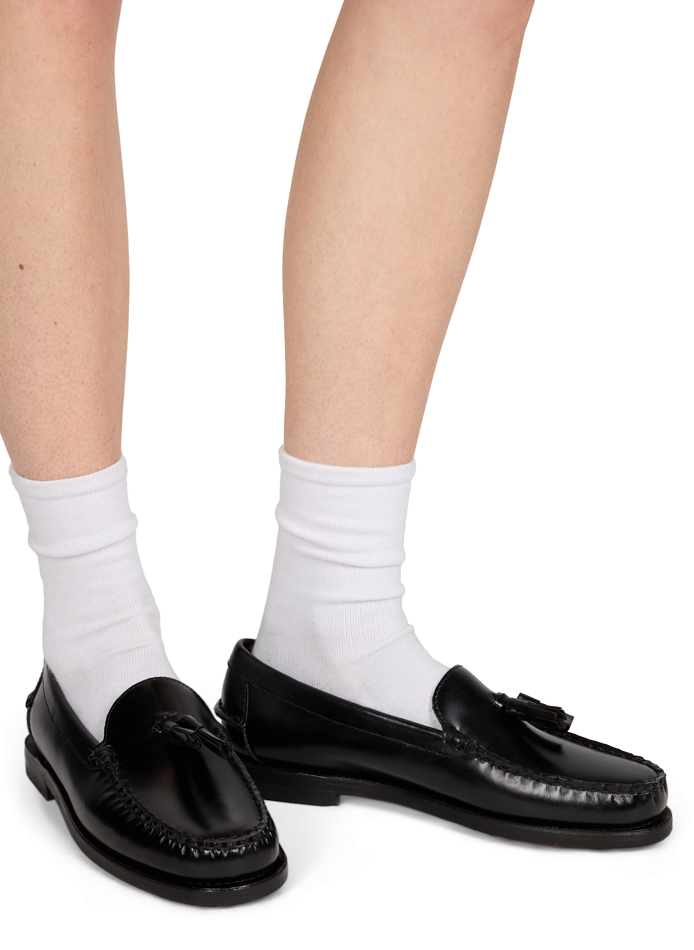 Mocassins en cuir mélangé SEBAGO Noir