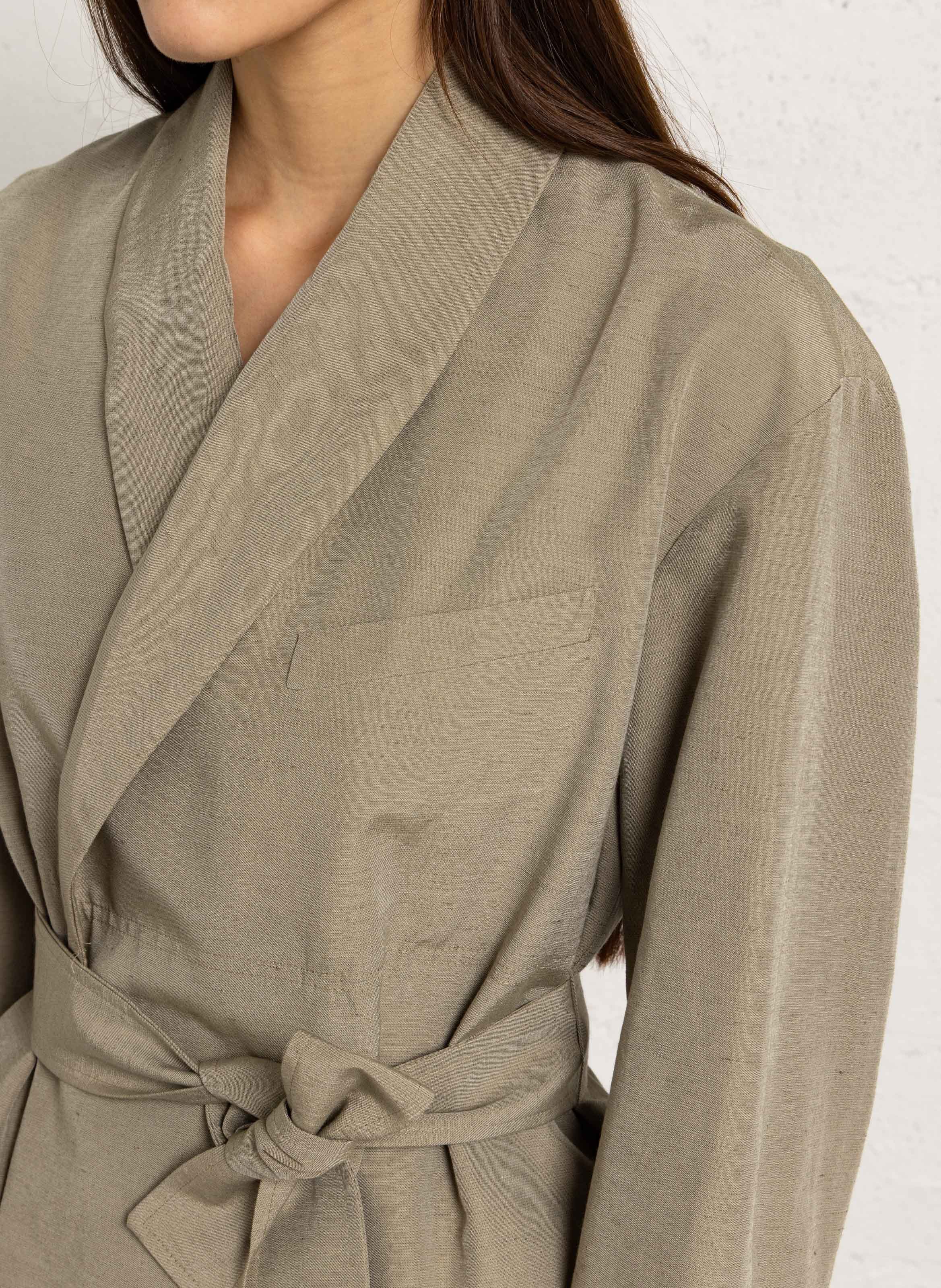 Veste ceinturée ajustée come SOEUR Vert