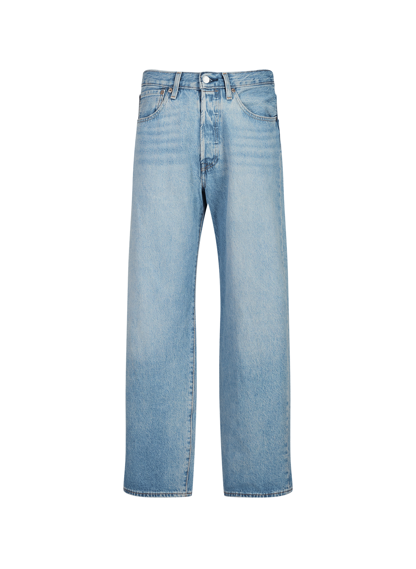 Jean large 501 en coton LEVI'S Bleu