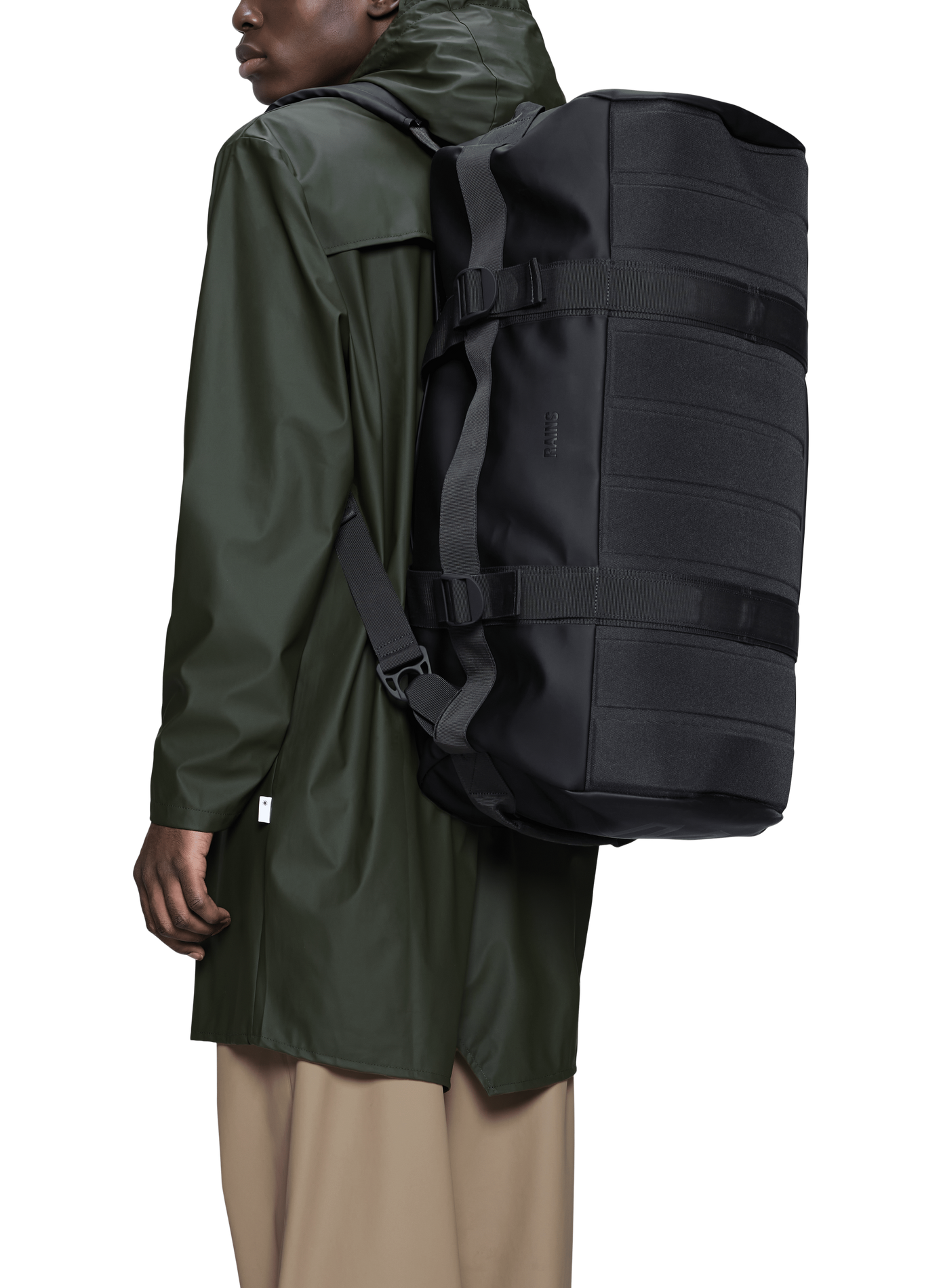Waterproof Travel Backpack RAINS Black