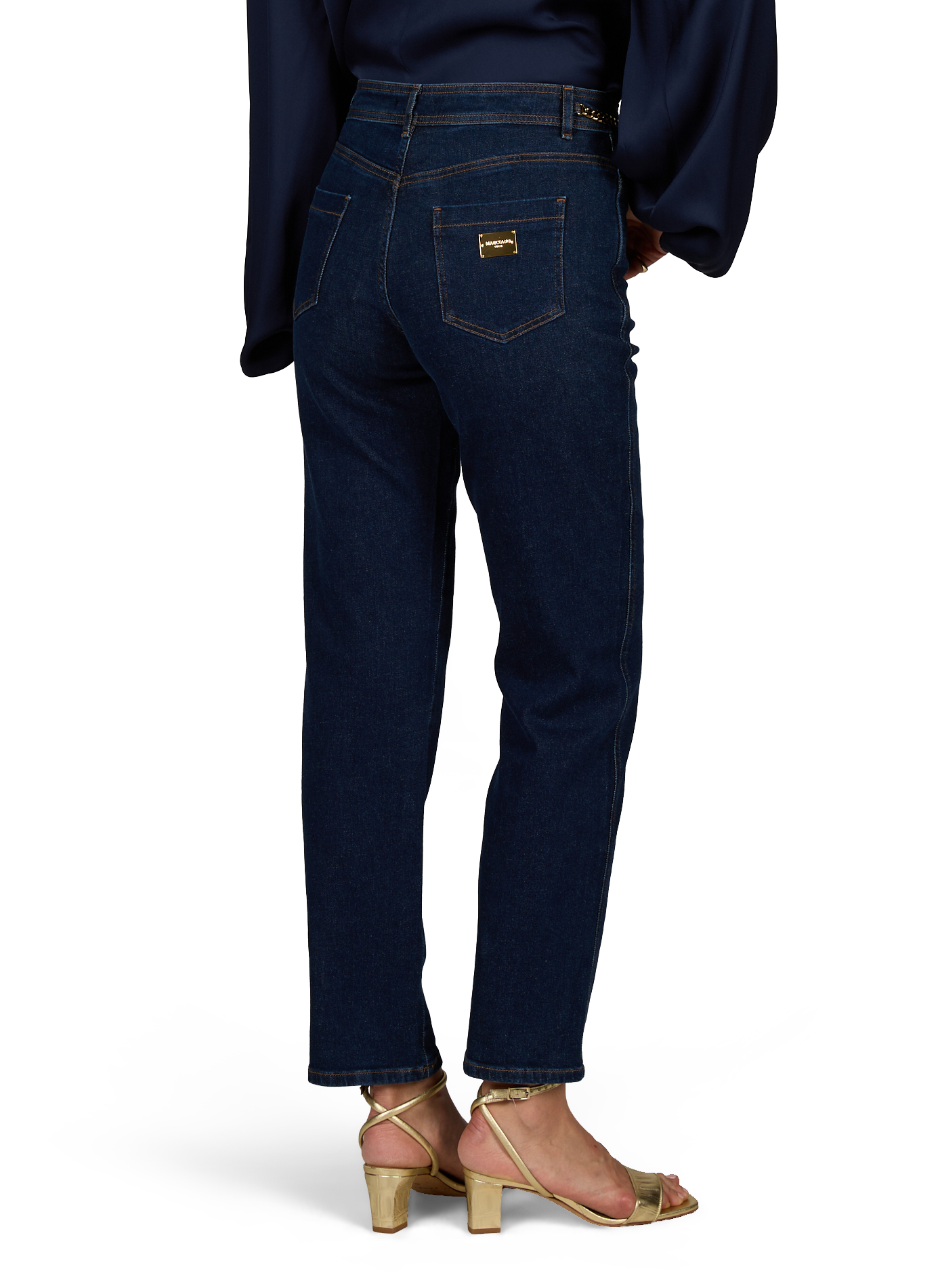 Alyssa cotton jeans GUESS Blue