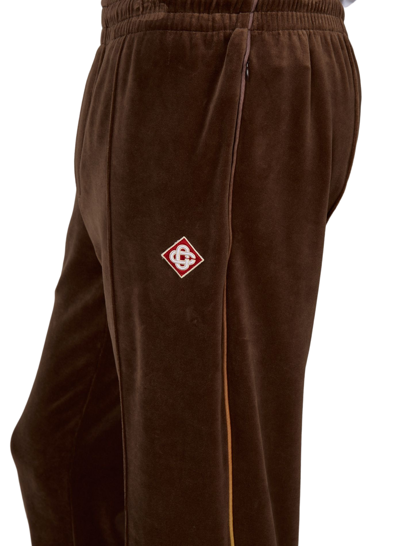 Pantalon en velours en coton mélangé CASABLANCA PARIS Marron
