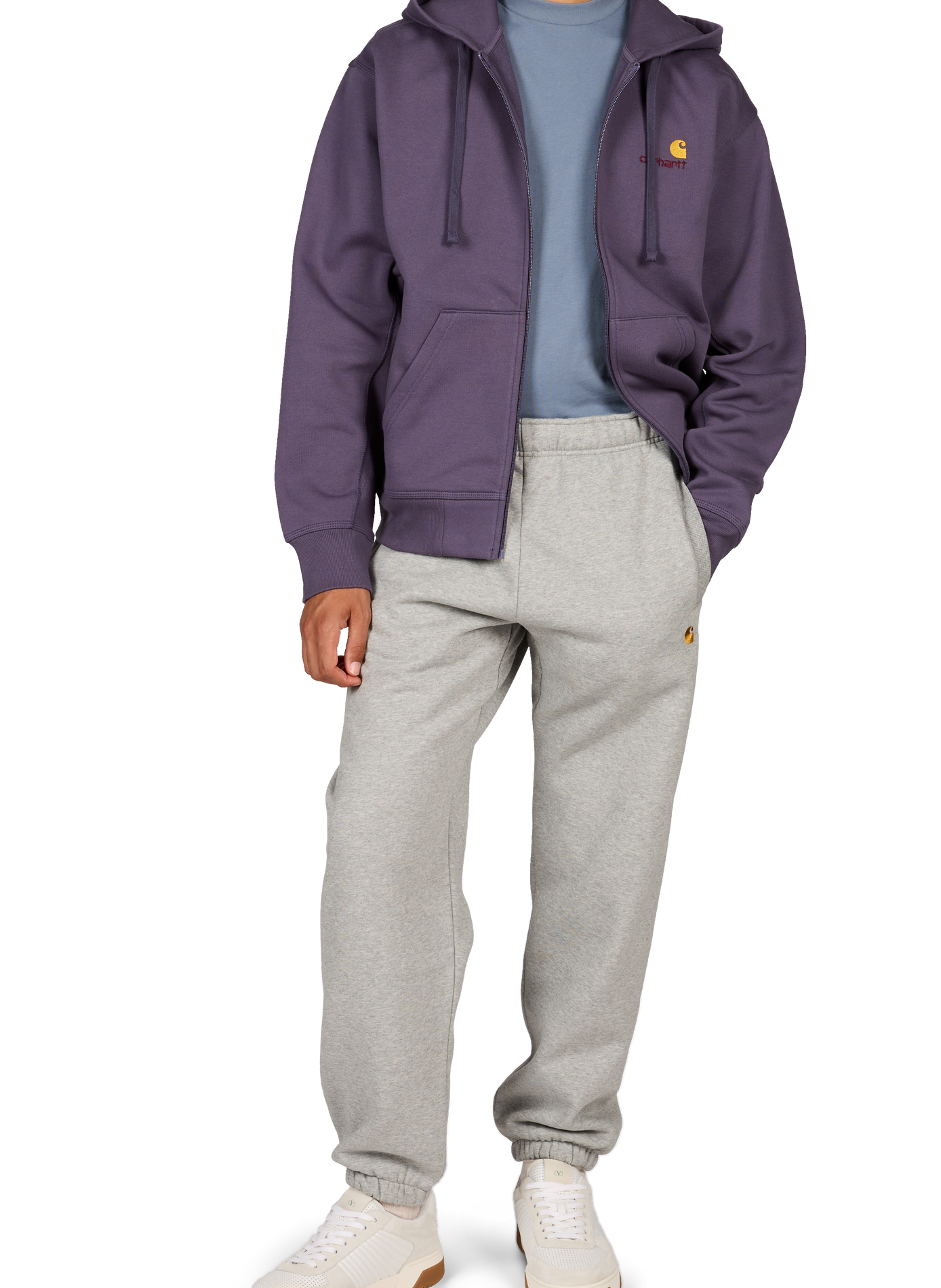 Hoodie ample en coton mélangé CARHARTT WIP Violet