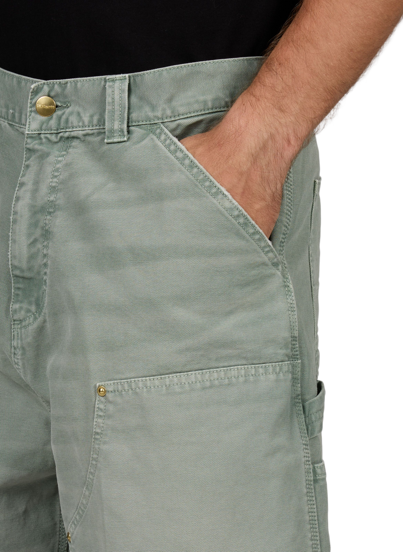Bermuda en jean en coton CARHARTT WIP Vert