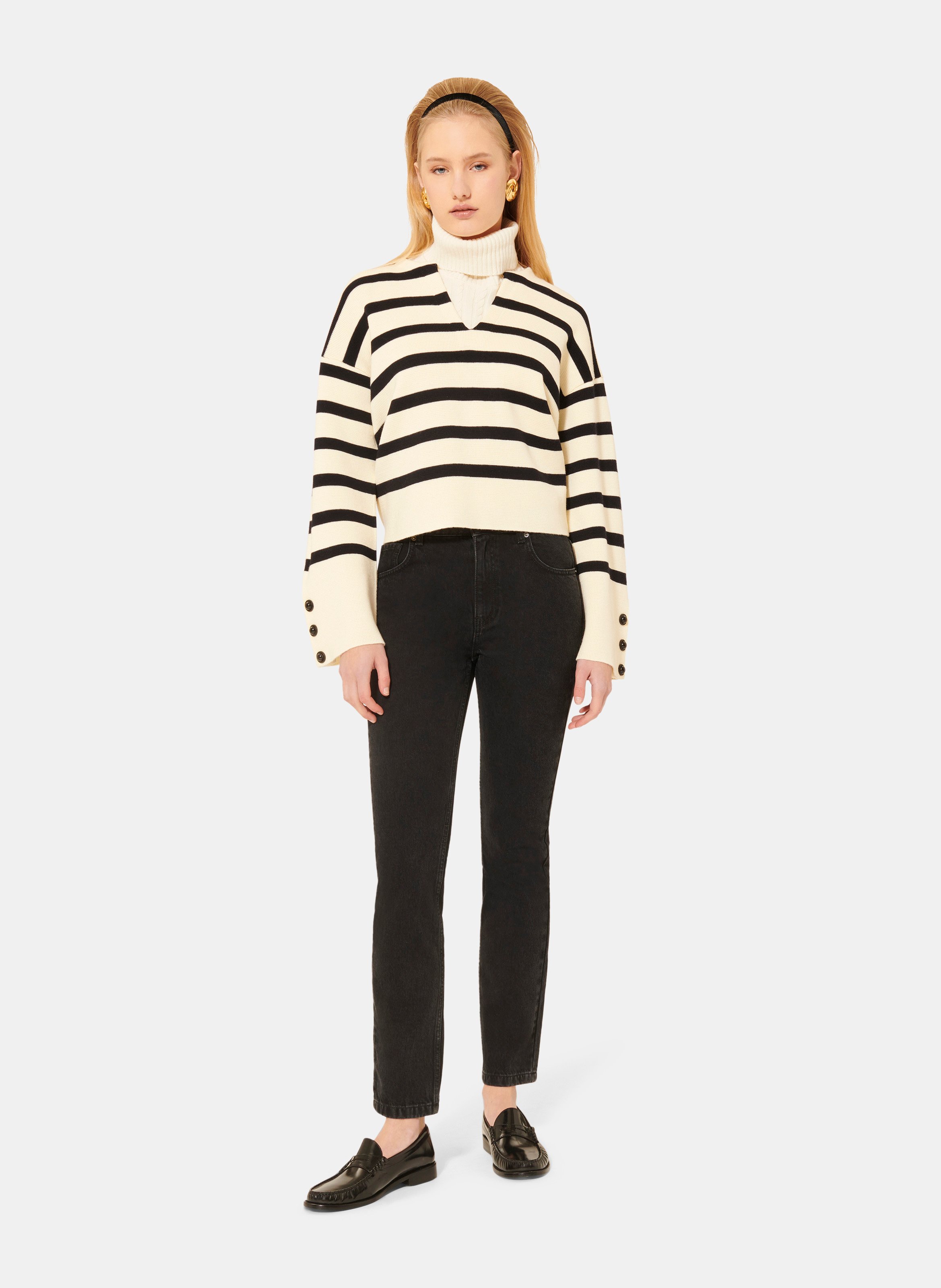 Pull plongeoir TARA JARMON Blanc