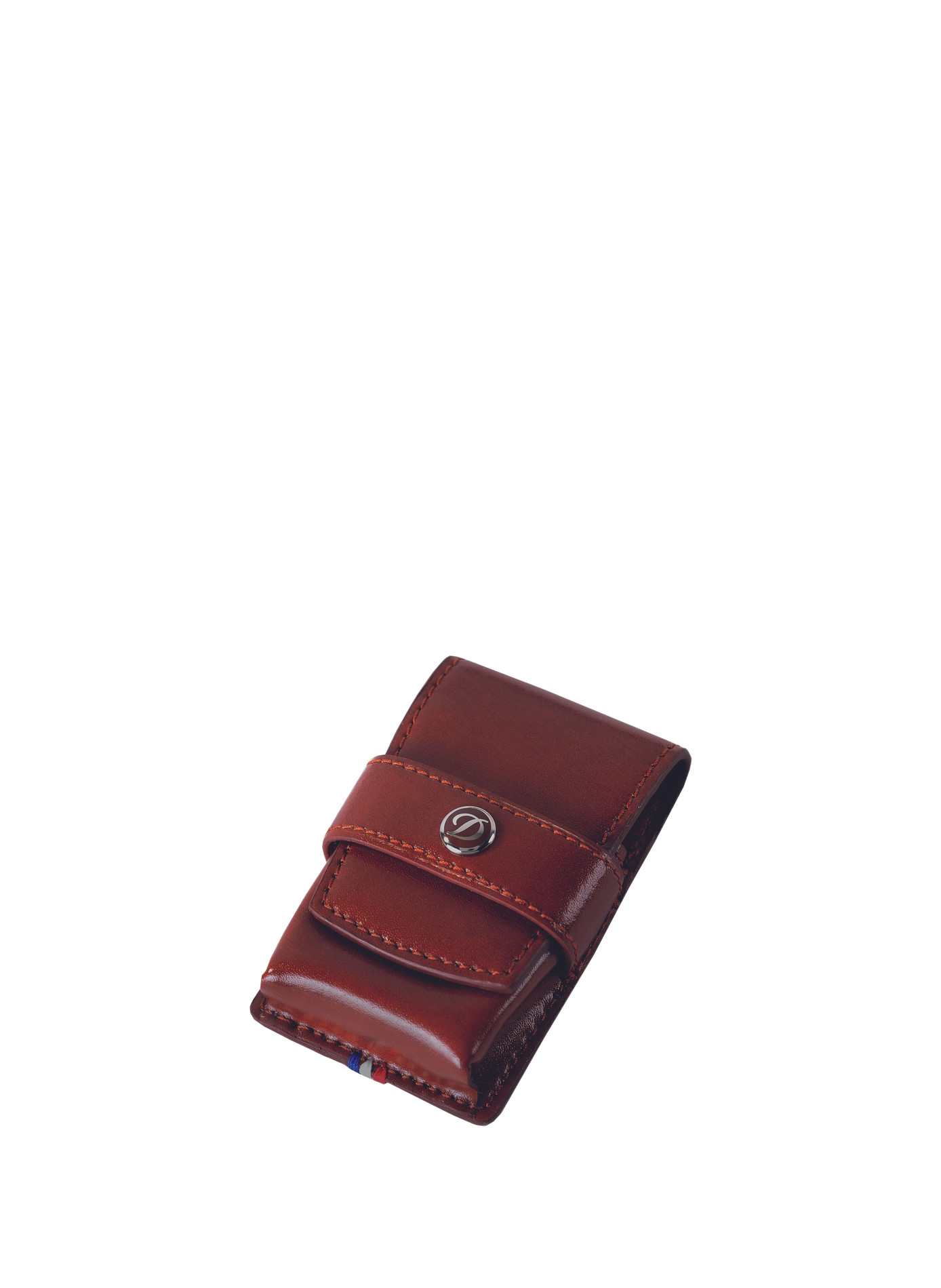 Etui à briquet en cuir de veau S.T. DUPONT Marron
