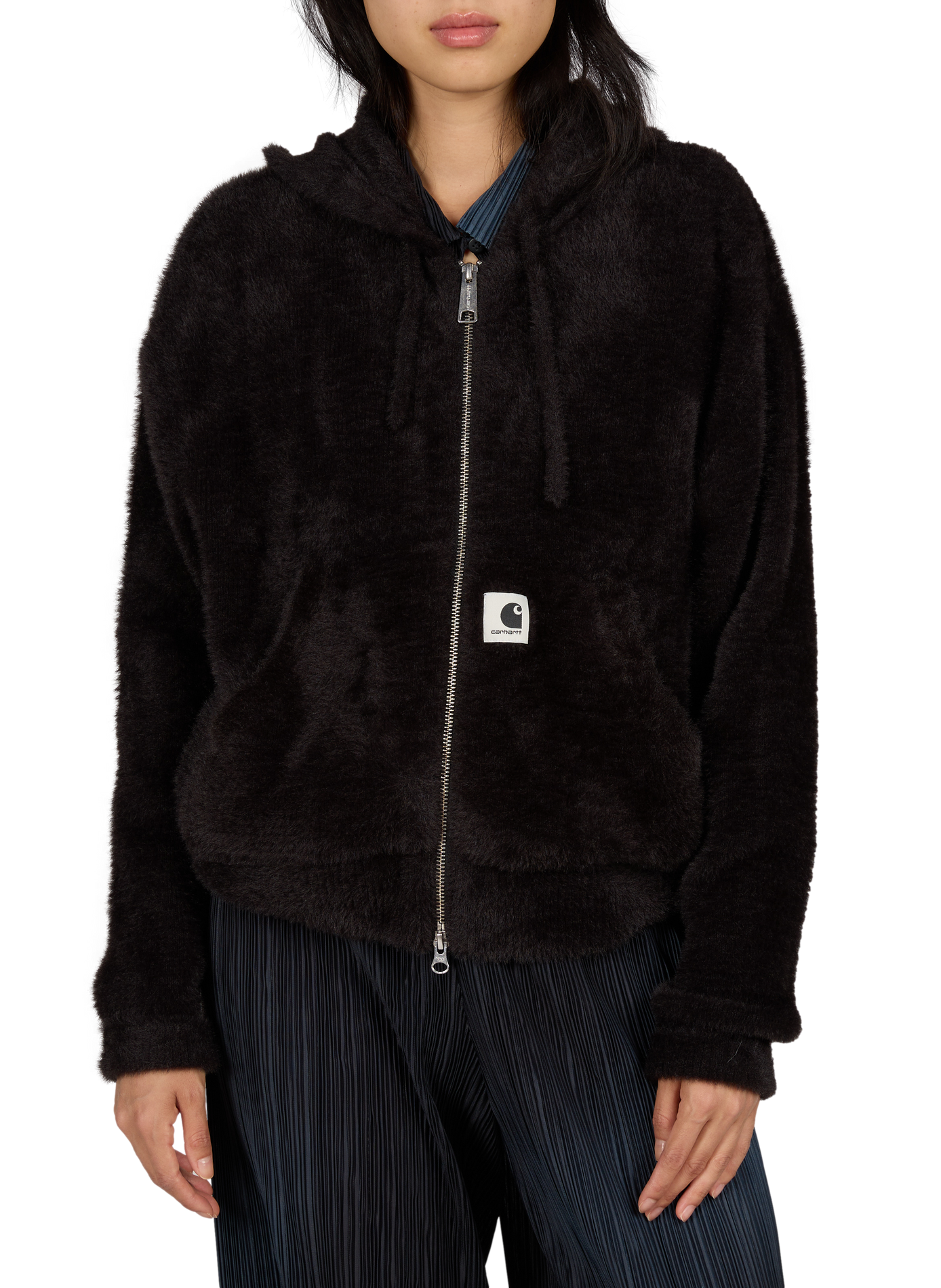 Maine Active hooded jacket with a faux fur effect CARHARTT WIP Black
