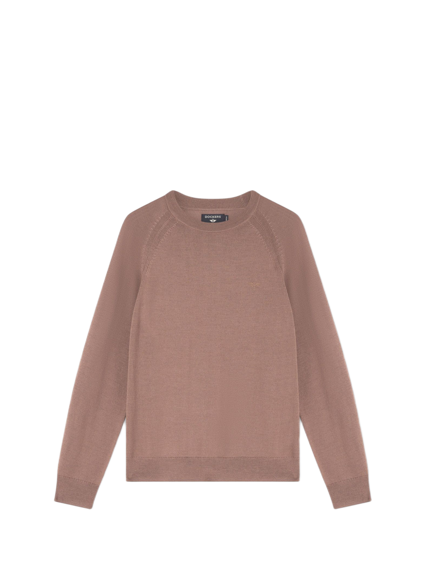 Jersey de algodón orgánico cuello redondo DOCKERS Marrón