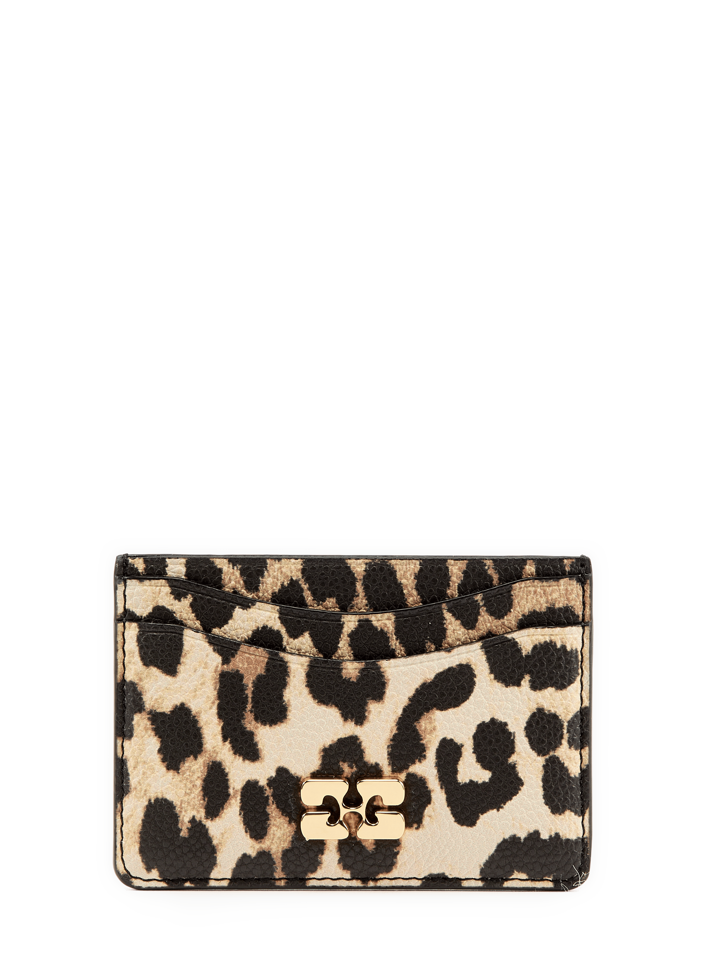 Porte-cartes imprimé animal GANNI Multicolore