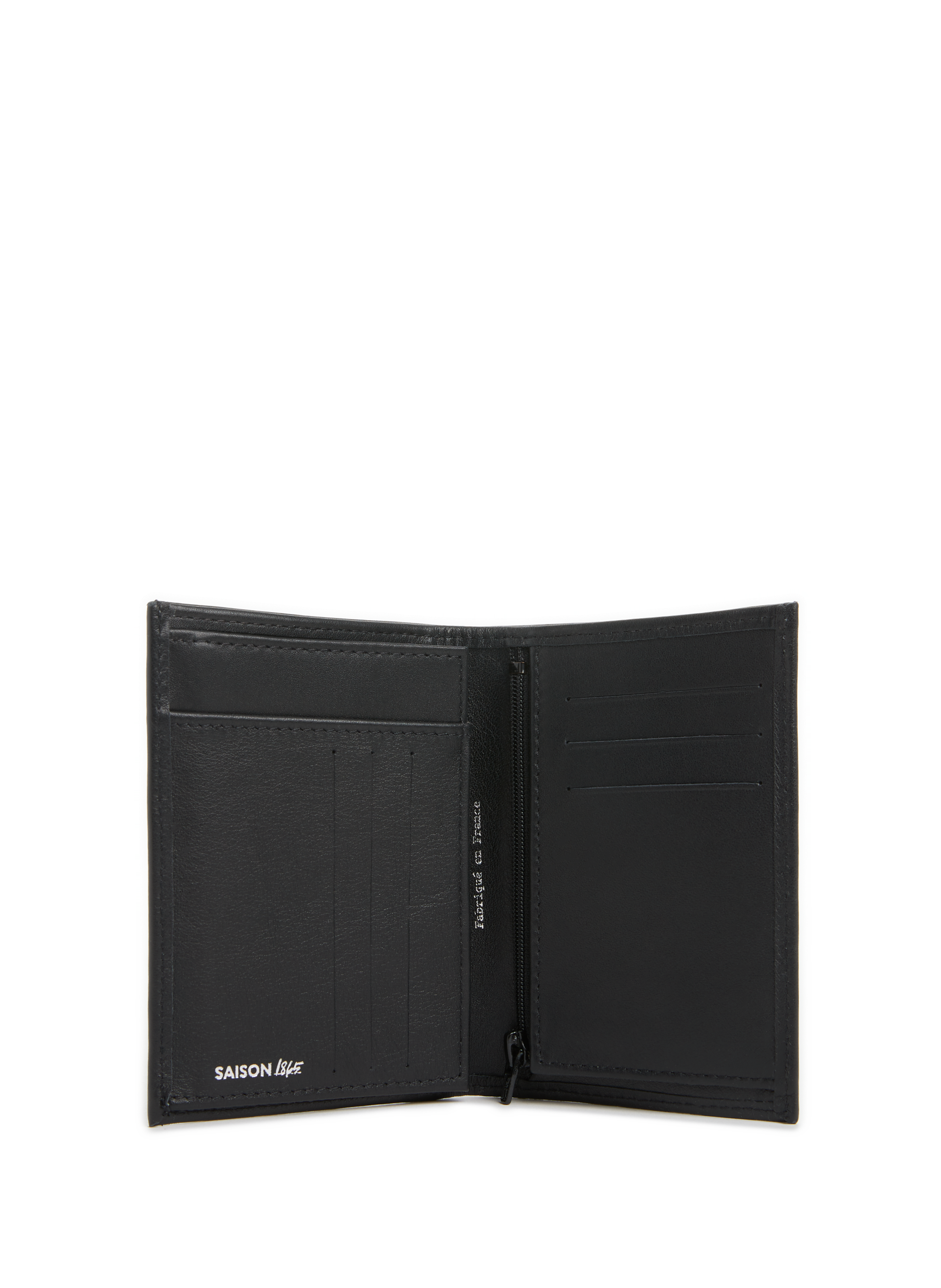 Portefeuille en cuir SAISON 1865 Noir
