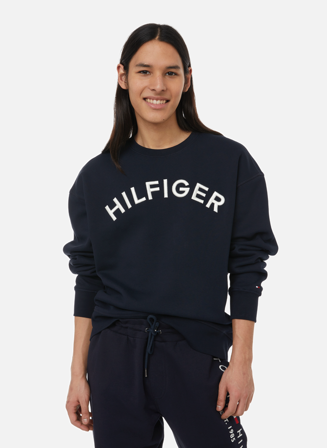 Sweatshirt en coton mélangé TOMMY HILFIGER