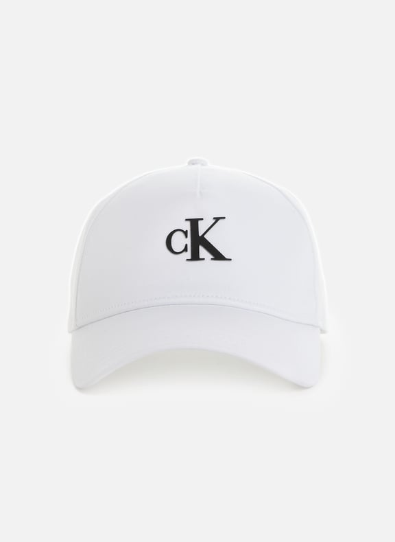 Archive organic cotton canvas baseball cap White by CALVIN KLEIN CALVIN KLEIN Archive organic cotton canvas baseball cap White