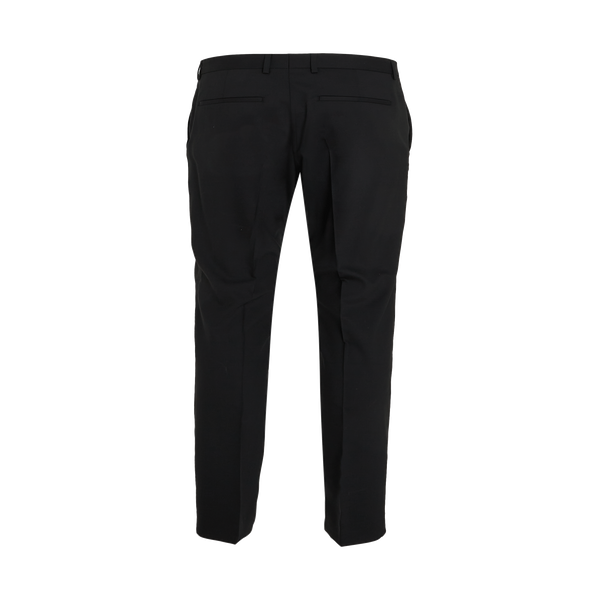 Calvin Klein Wool-blend Suit Trousers In Black