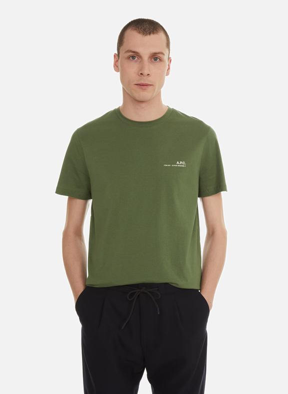 A.P.C. Cotton T-shirt Green