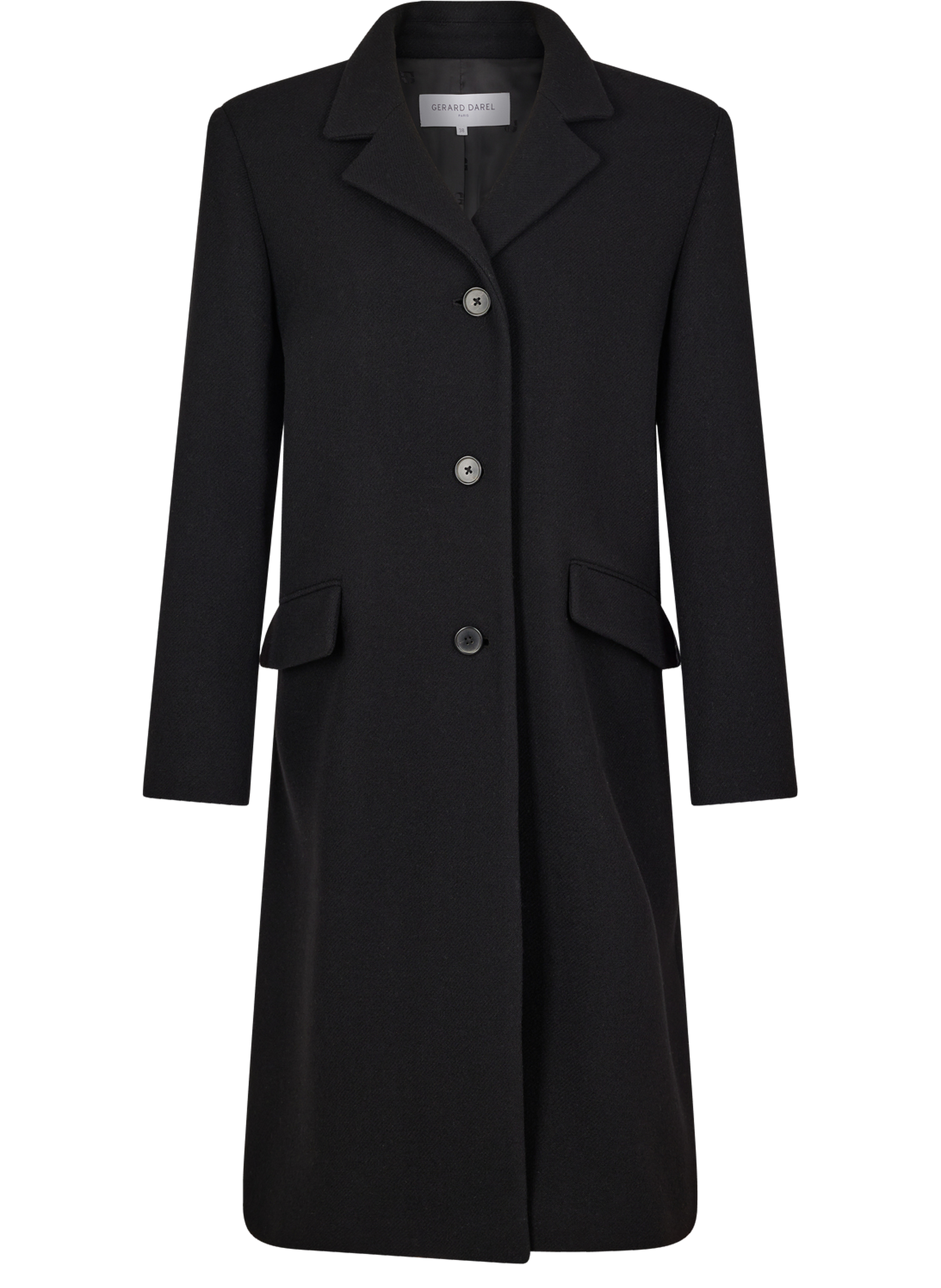 Pardessus en laine mélangée - lexa GERARD DAREL Noir