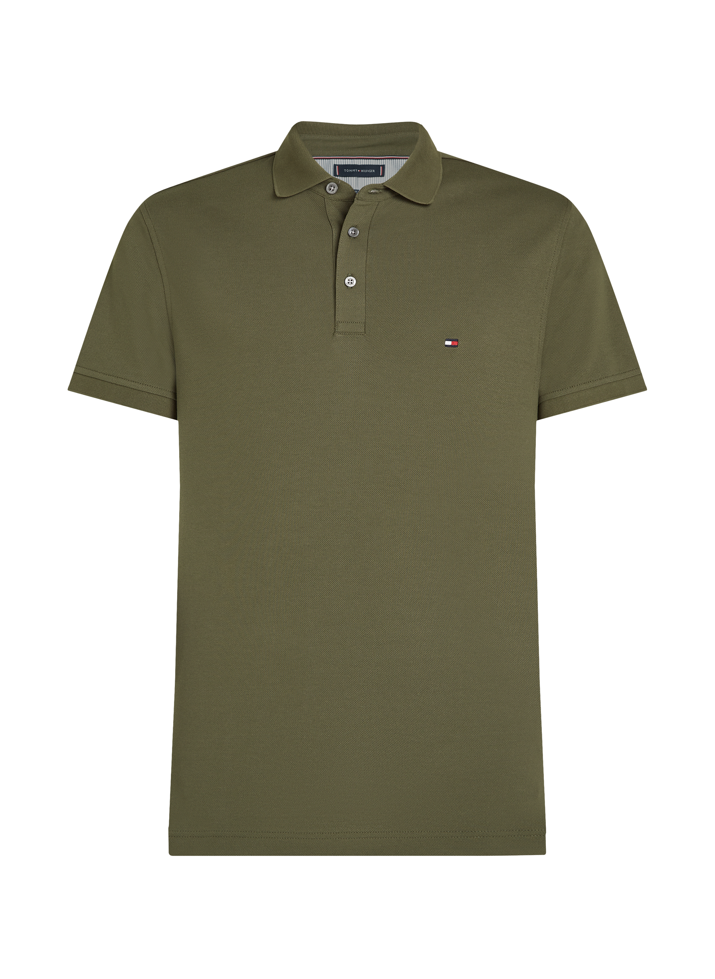 Cotton piqué polo shirt TOMMY HILFIGER Khaki