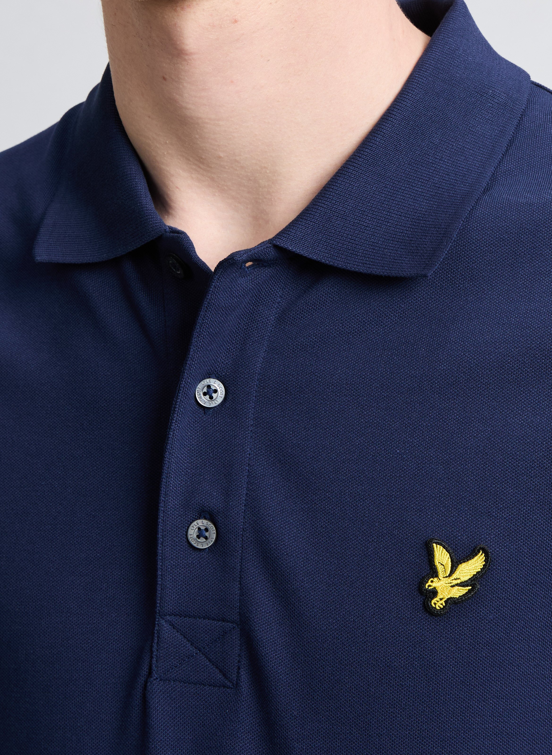 Polo en coton LYLE & SCOTT Bleu
