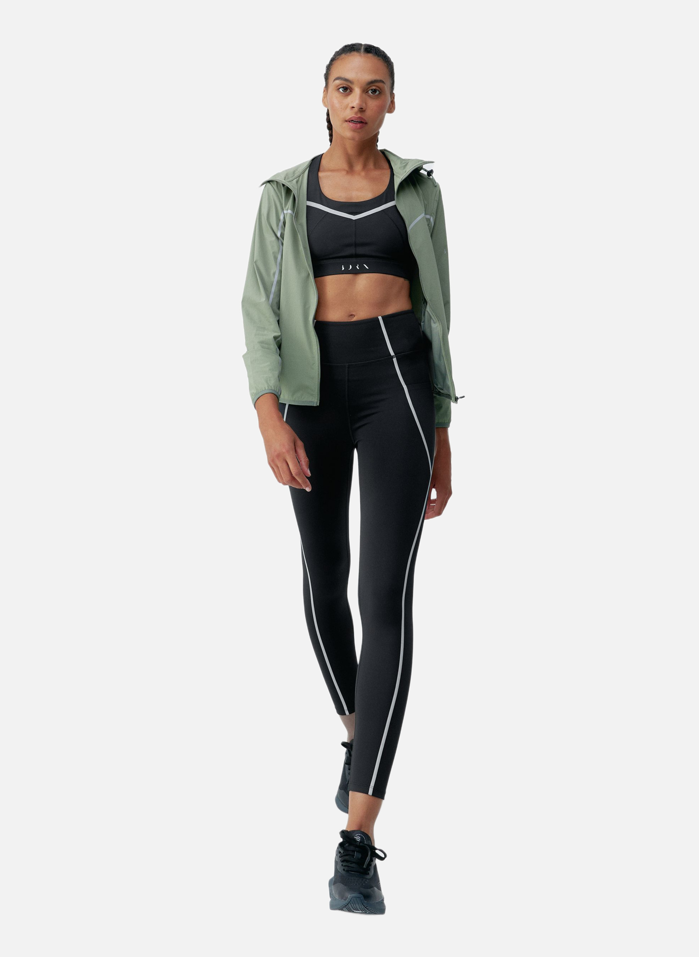 Veste de sport zippée performance athleisure ulani BORN LIVING YOGA Vert