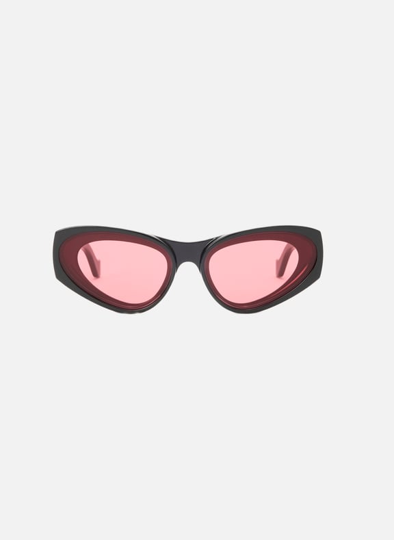 Lunettes de soleil épaisses Front Lenses Cateye Noir by LOEWE LOEWE Lunettes de soleil épaisses Front Lenses Cateye Noir