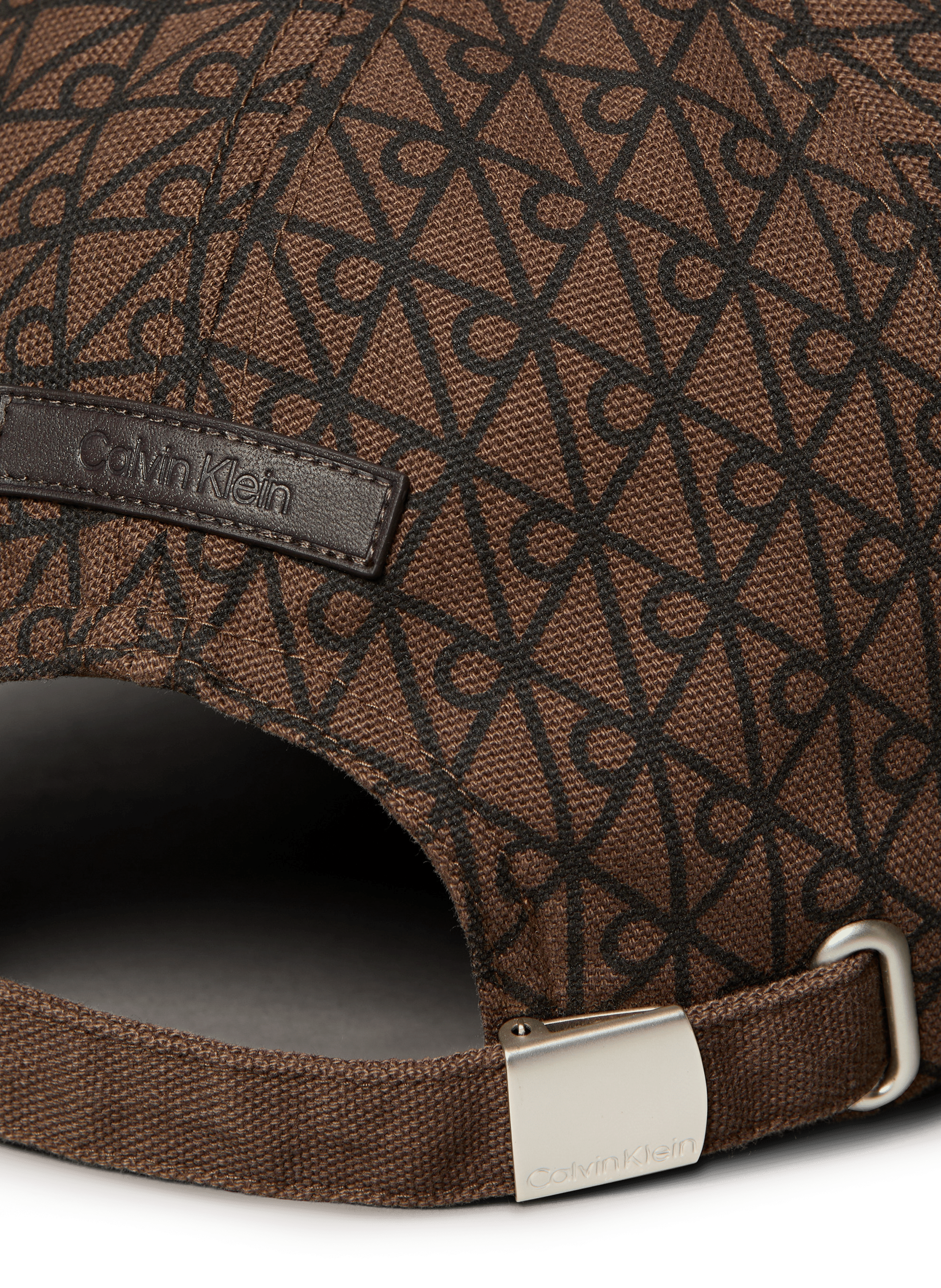 Monogram cap CALVIN KLEIN Brown
