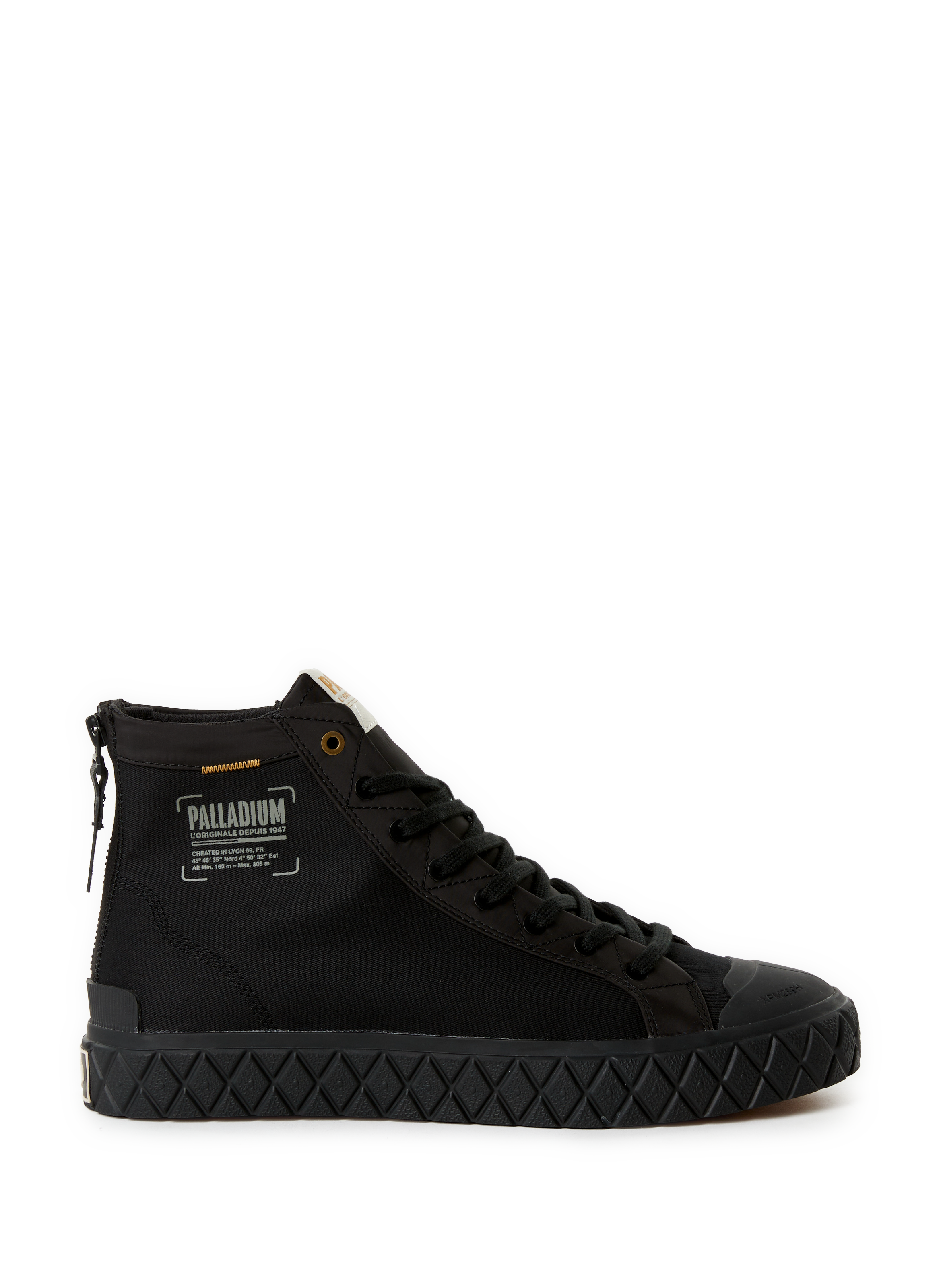 PALLADIUM Boots en coton Noir