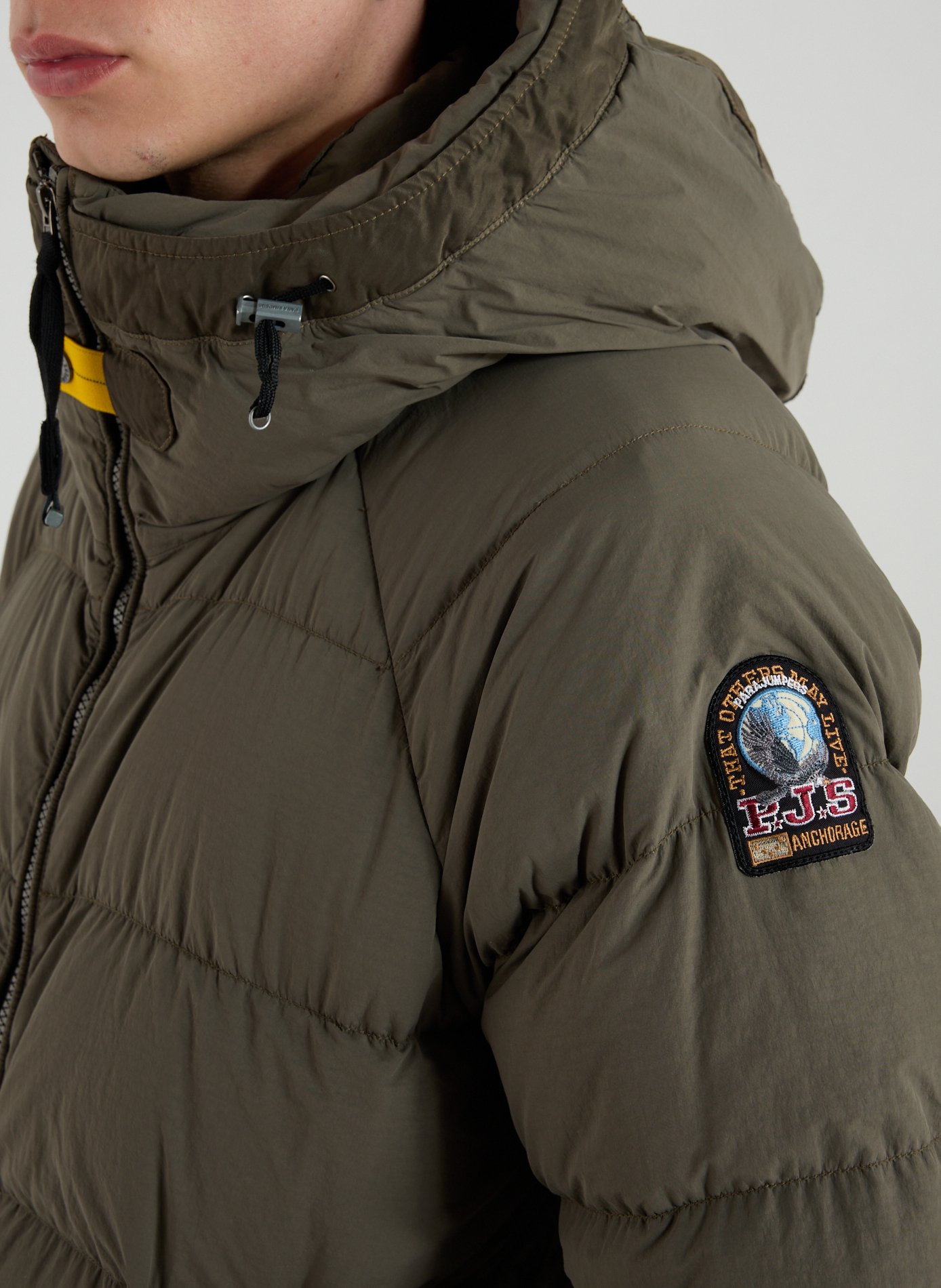 Doudoune matelassée à capuche PARAJUMPERS Gris