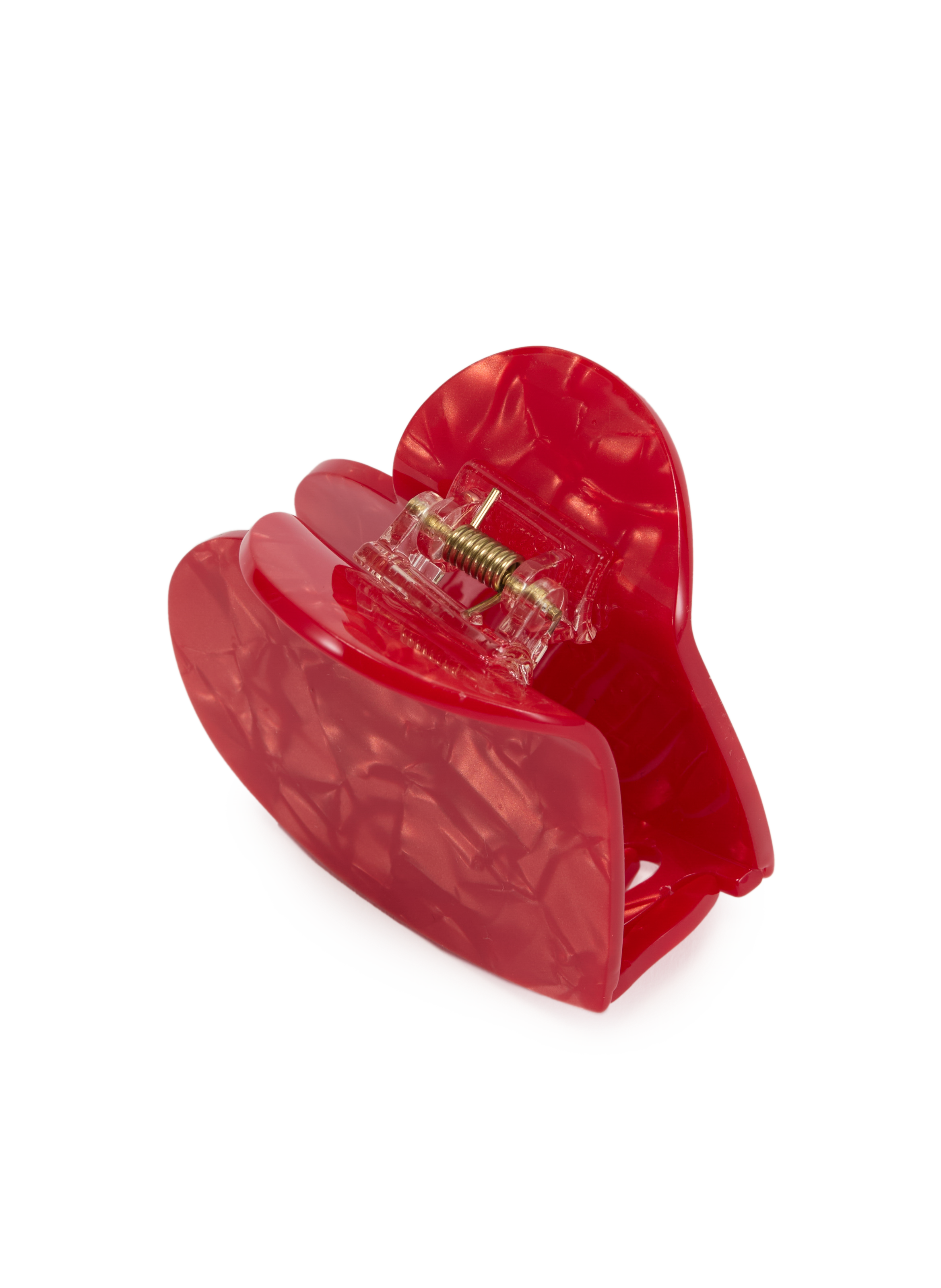 Heart-shaped hair clip AU PRINTEMPS PARIS Red