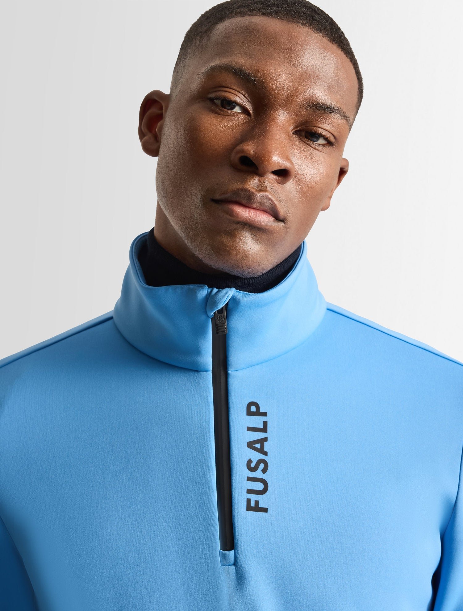 Sous pull timothy col montant coupe regular FUSALP Bleu