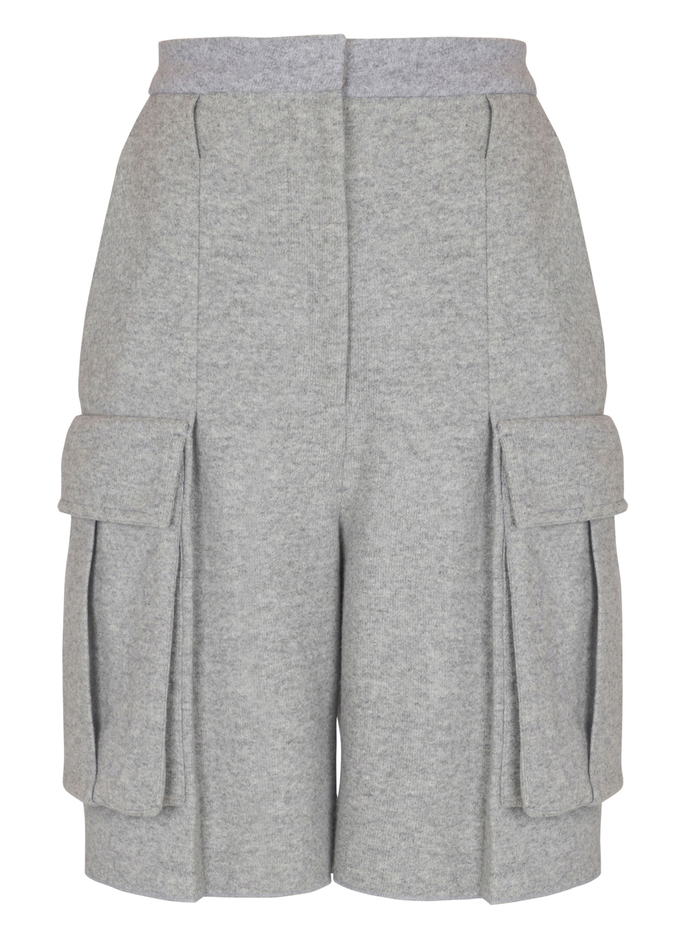 Bermuda en laine BALMAIN Gris