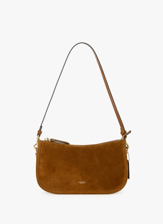 Leather Shoulder bag | Brown by COACH Leather Shoulder bag Brown
