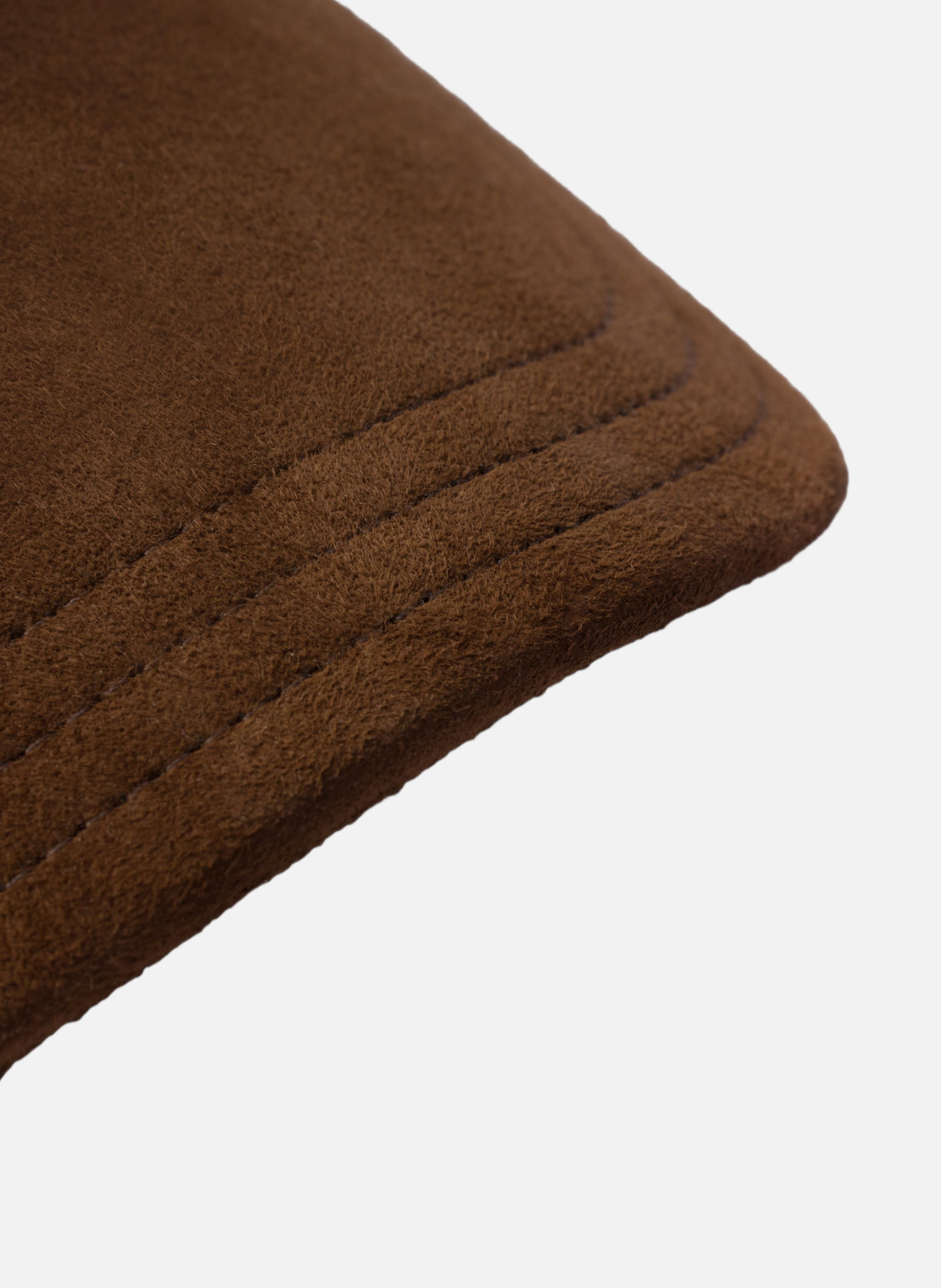 Casquette de base-ball en veau velours PRADA Marron