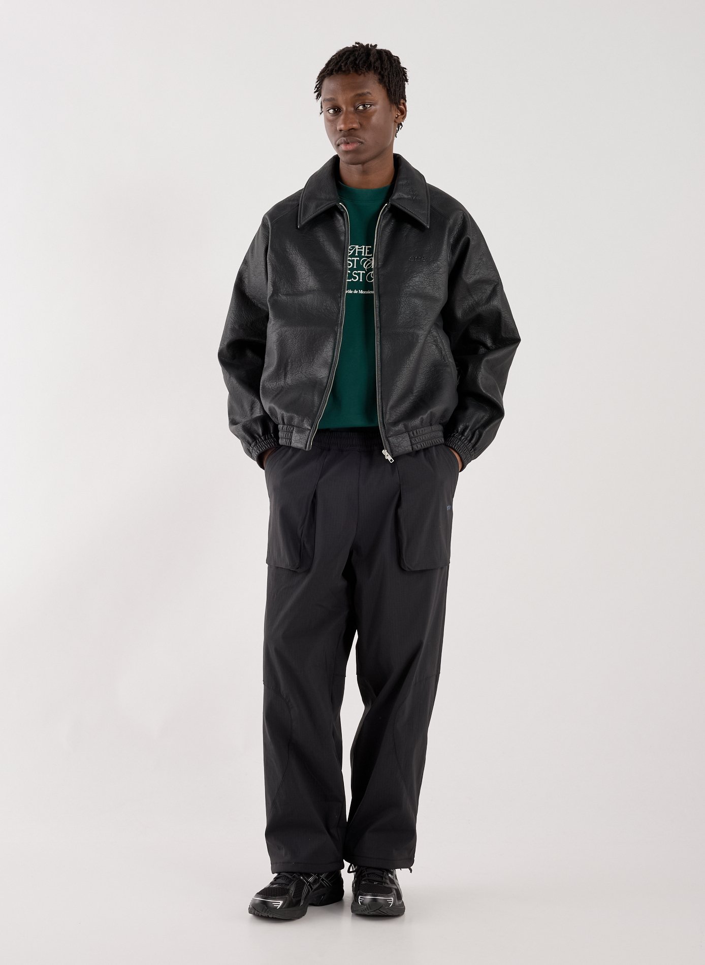 Oversized jacket with a classic collar ARTE ANTWERP Black