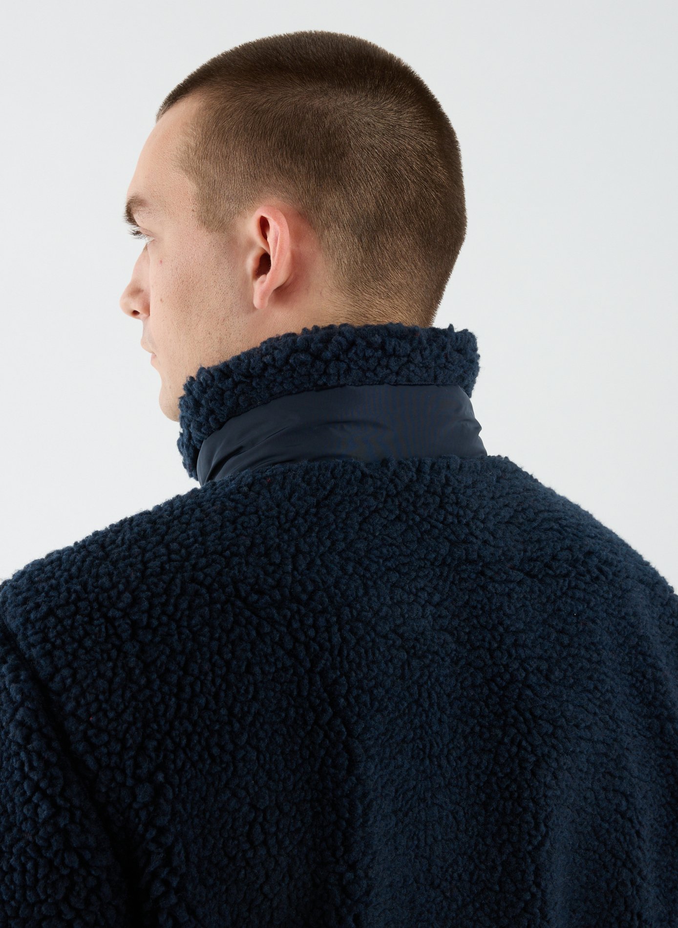 Polaire coupe-vent droite  AIGLE Bleu